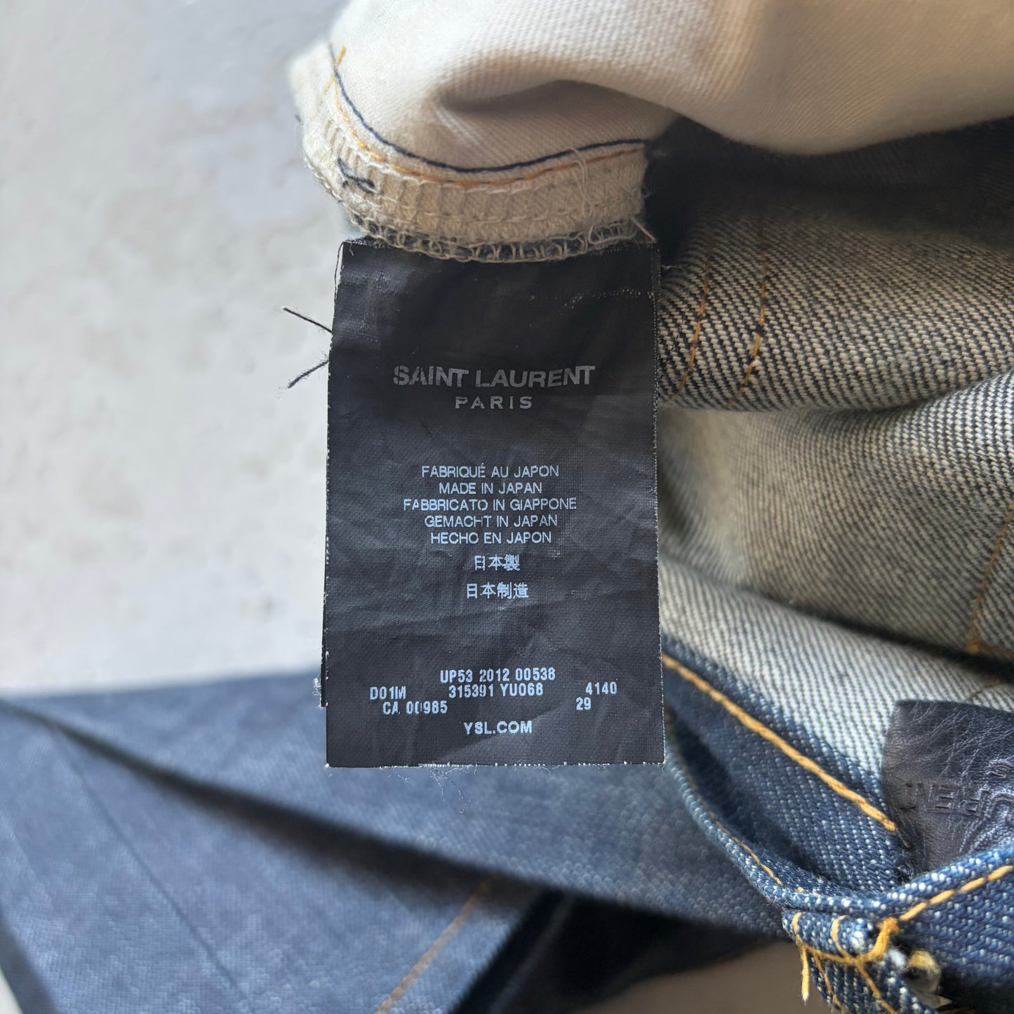 Saint Laurent Paris 2012 D01 Indigo Denim (29)