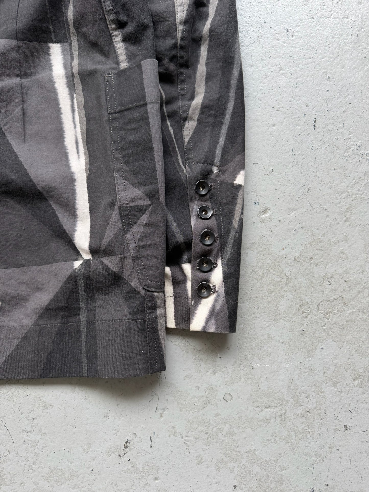 Rick Owens DRKSHDW SS16 Camouflage Blazer (M)