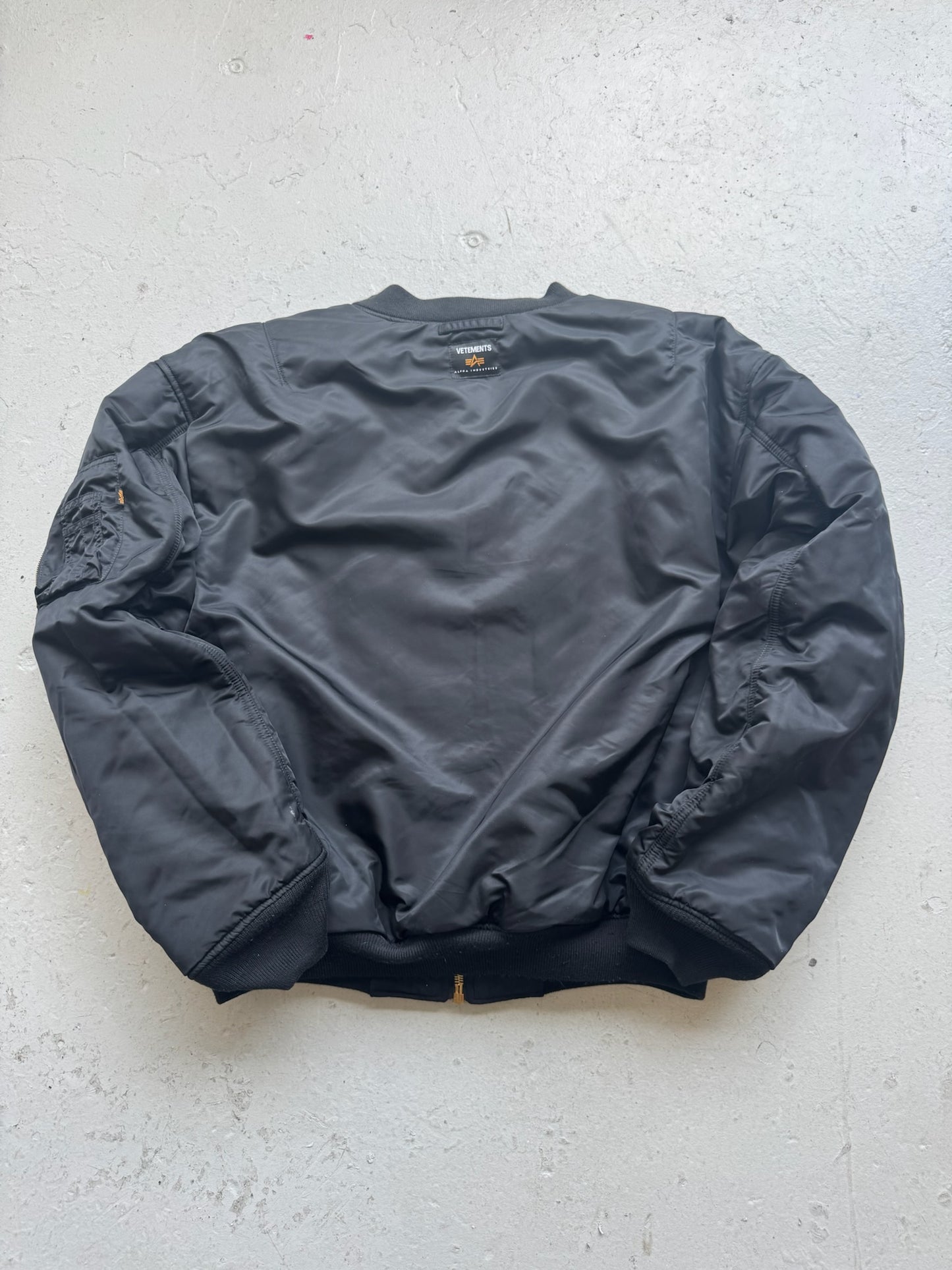 Vetements Bulldog Spirit Reversible Bomber Jacket (XS)