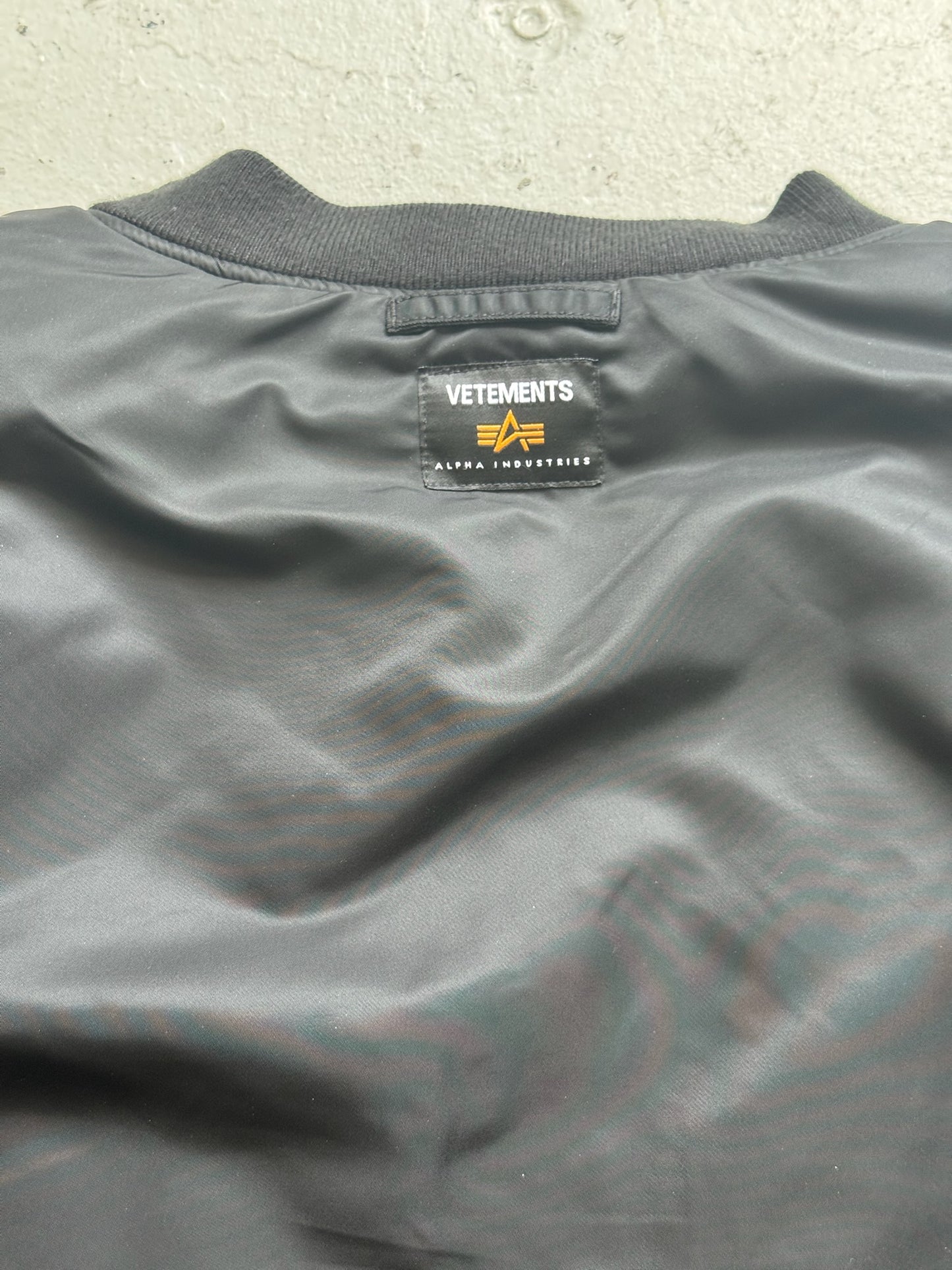 Vetements Bulldog Spirit Reversible Bomber Jacket (XS)