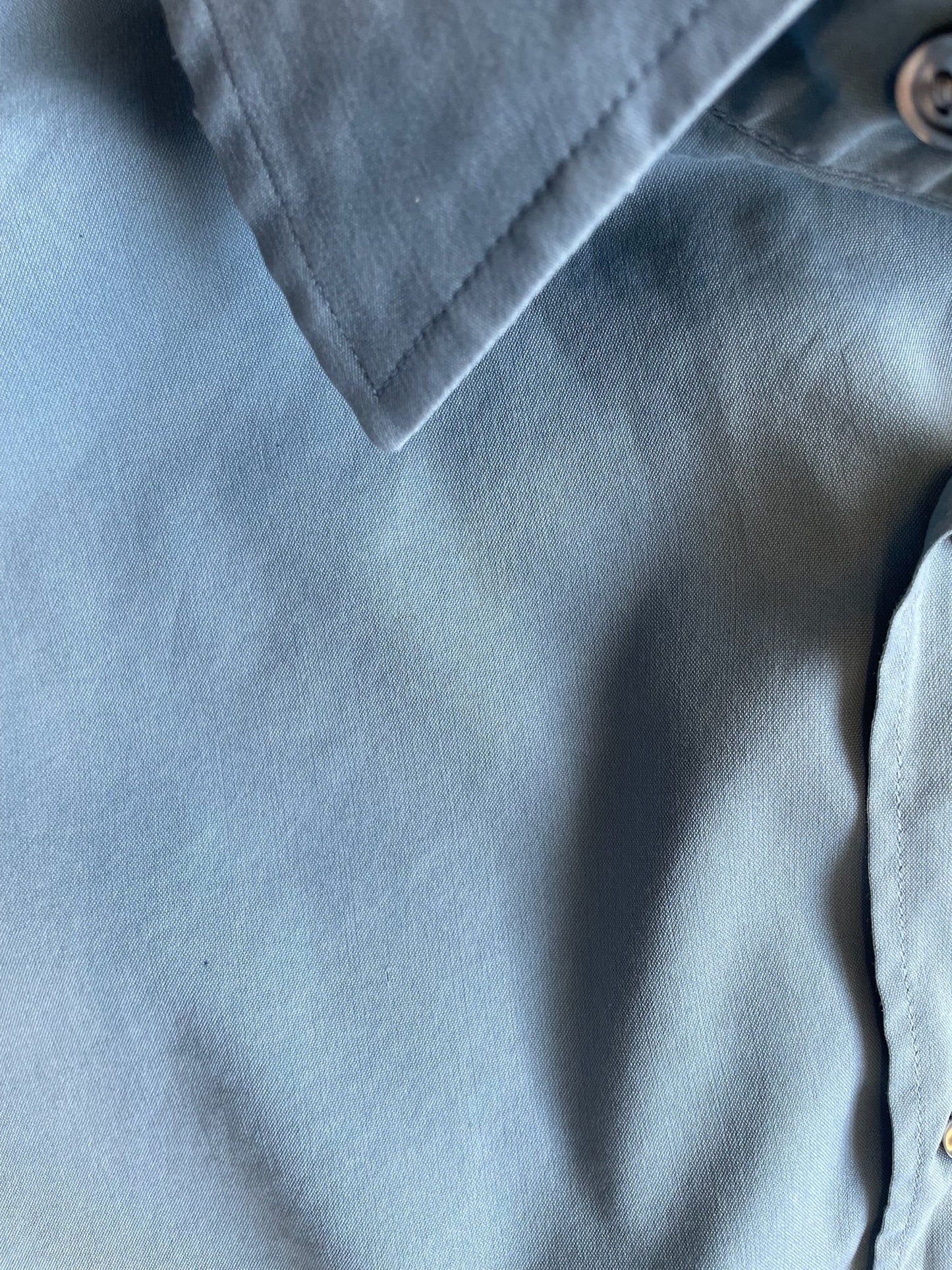 Prada Light Blue Button Up (40)