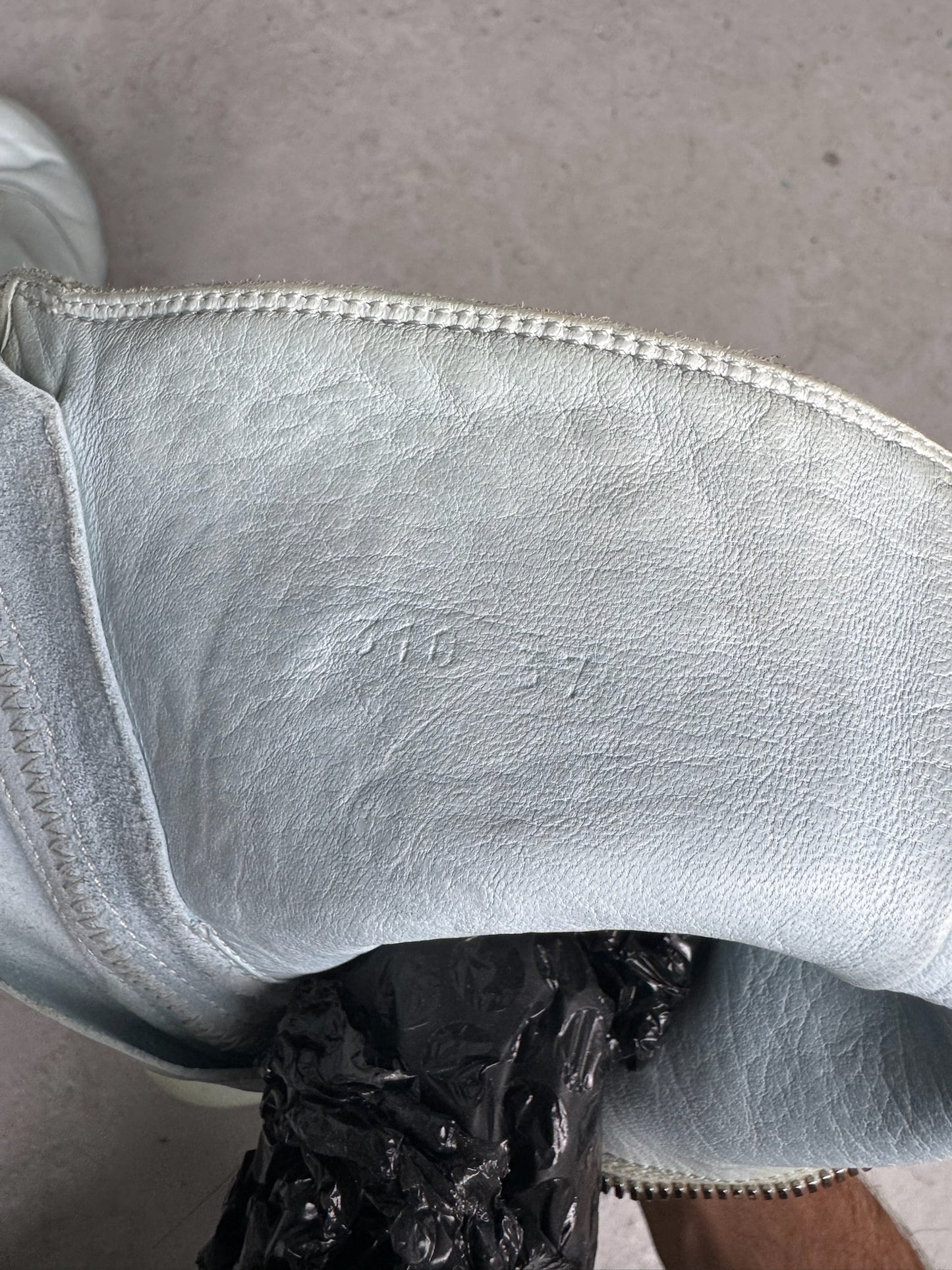 Guidi 310 Baby Blue Front Zip Soft Horse Leather Boots (37)