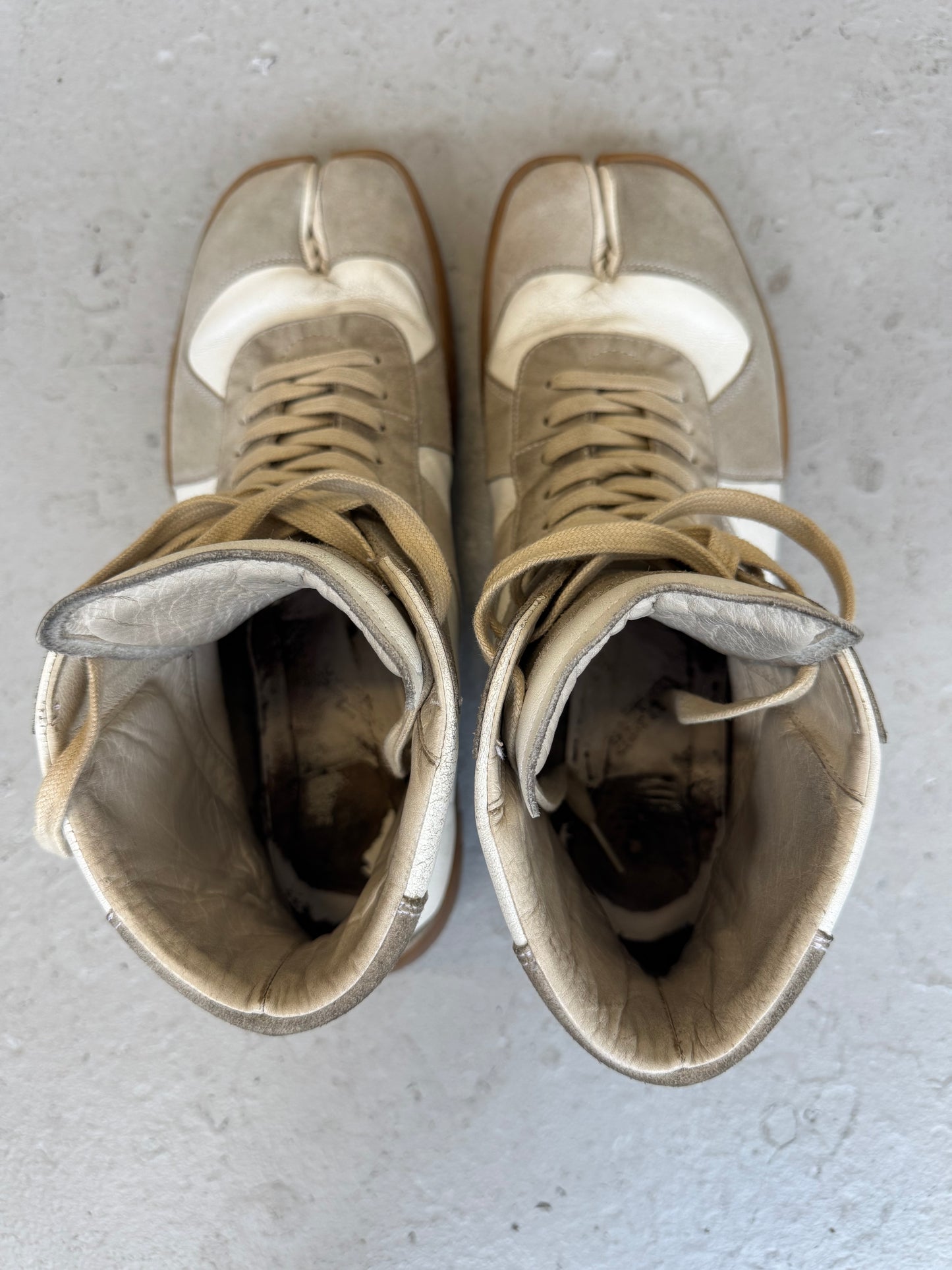 Maison Margiela Tabi Replica GAT White Leather (43)