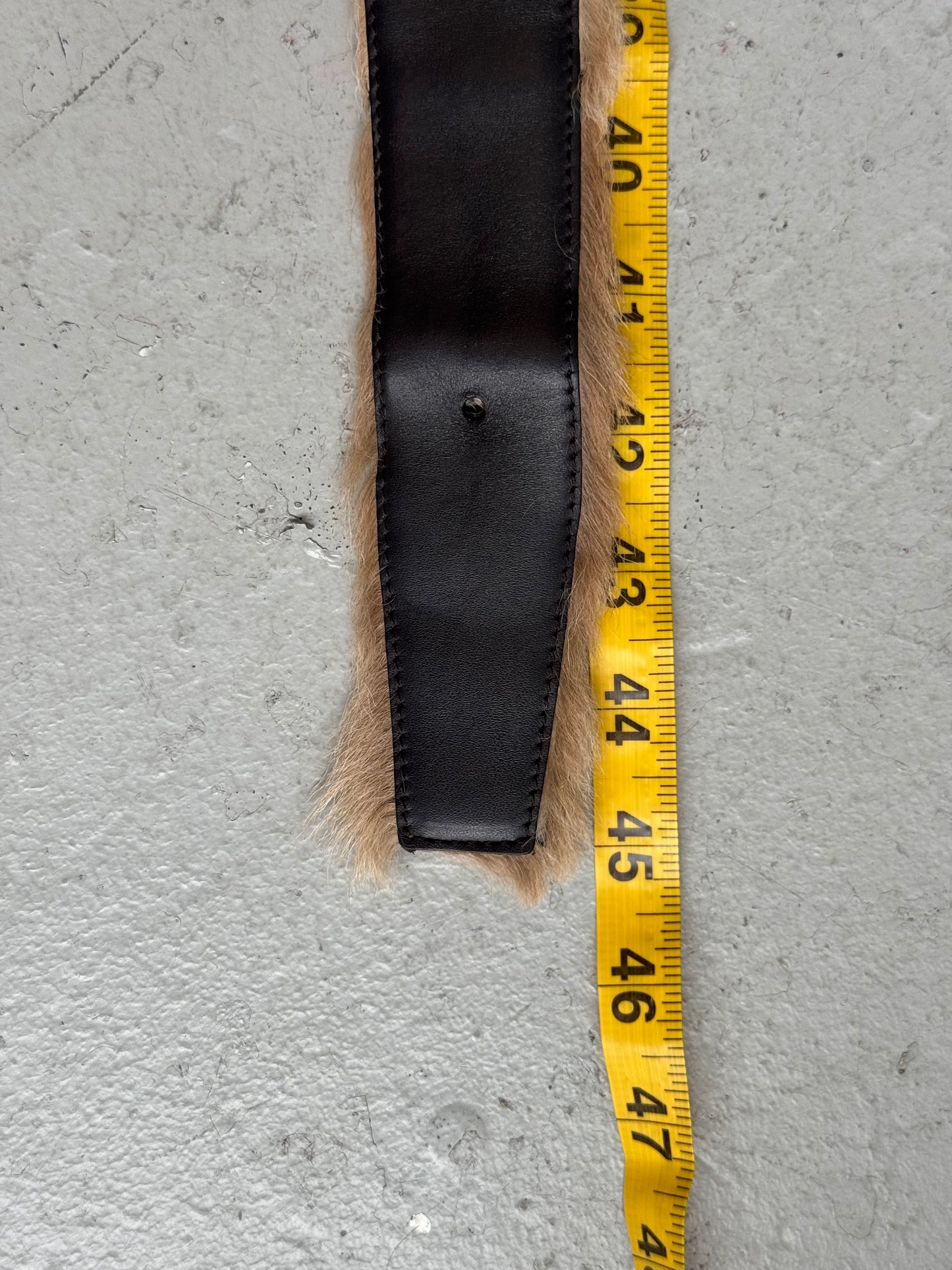 Prada FW17 Pony Fur Belt (OS)