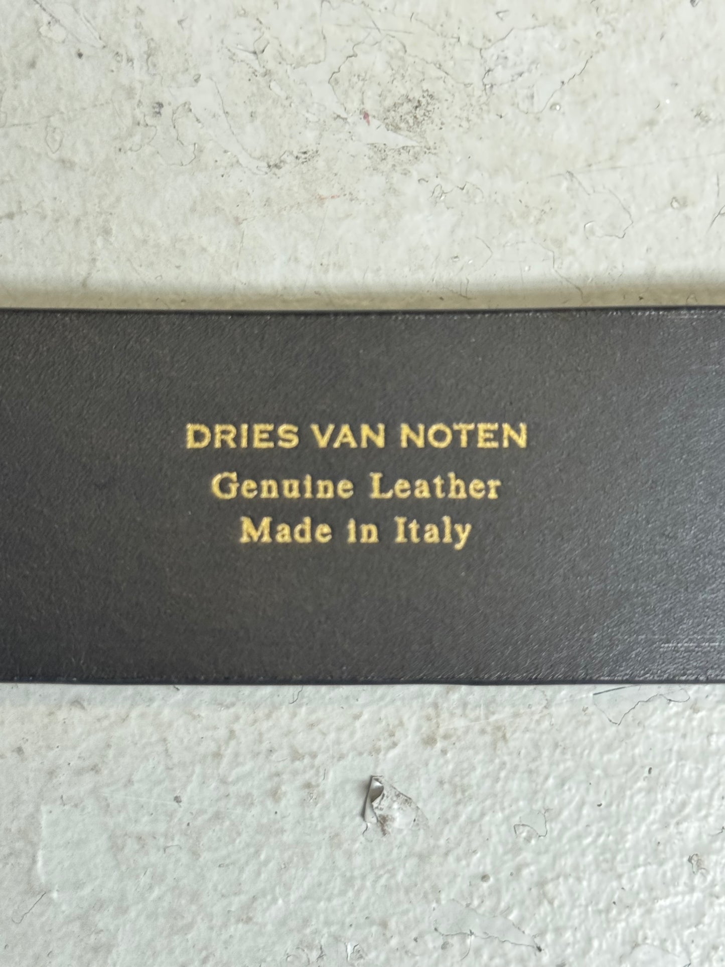 Dries Van Noten Pony Hair Cow Belt (OS)