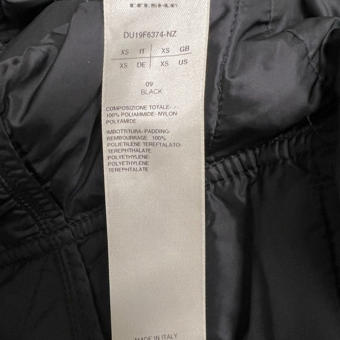 Rick Owens DRKSHDW Drop Crotch Padded Black Pant