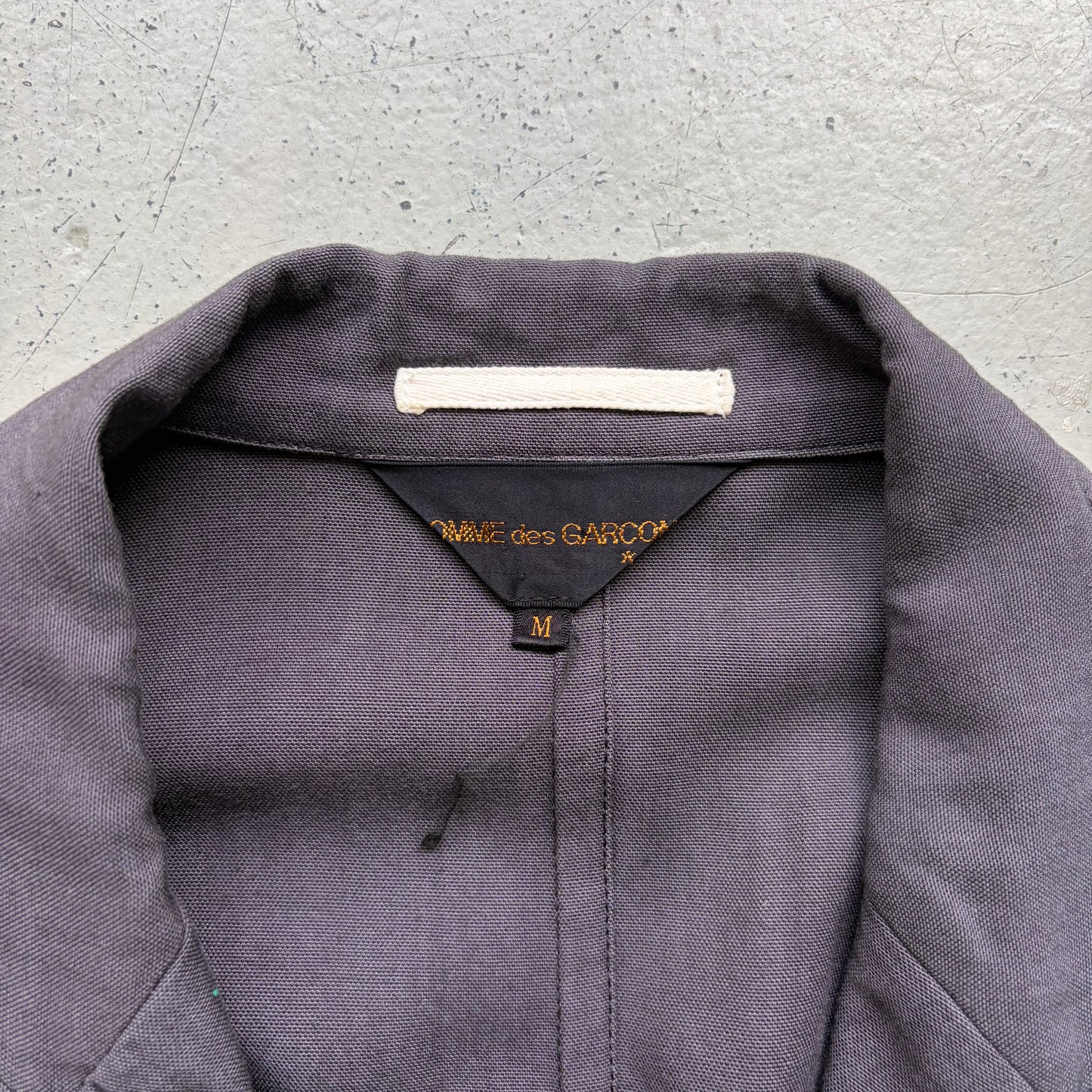 Comme Des Garcons 1994 White Buttoned Long Coat (M)