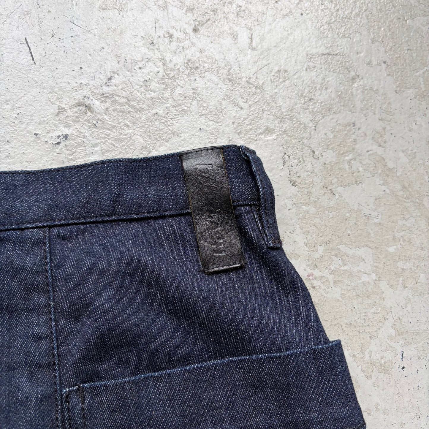 Isamu Katayama Backlash Dropcrotch Indigo Denim (S)
