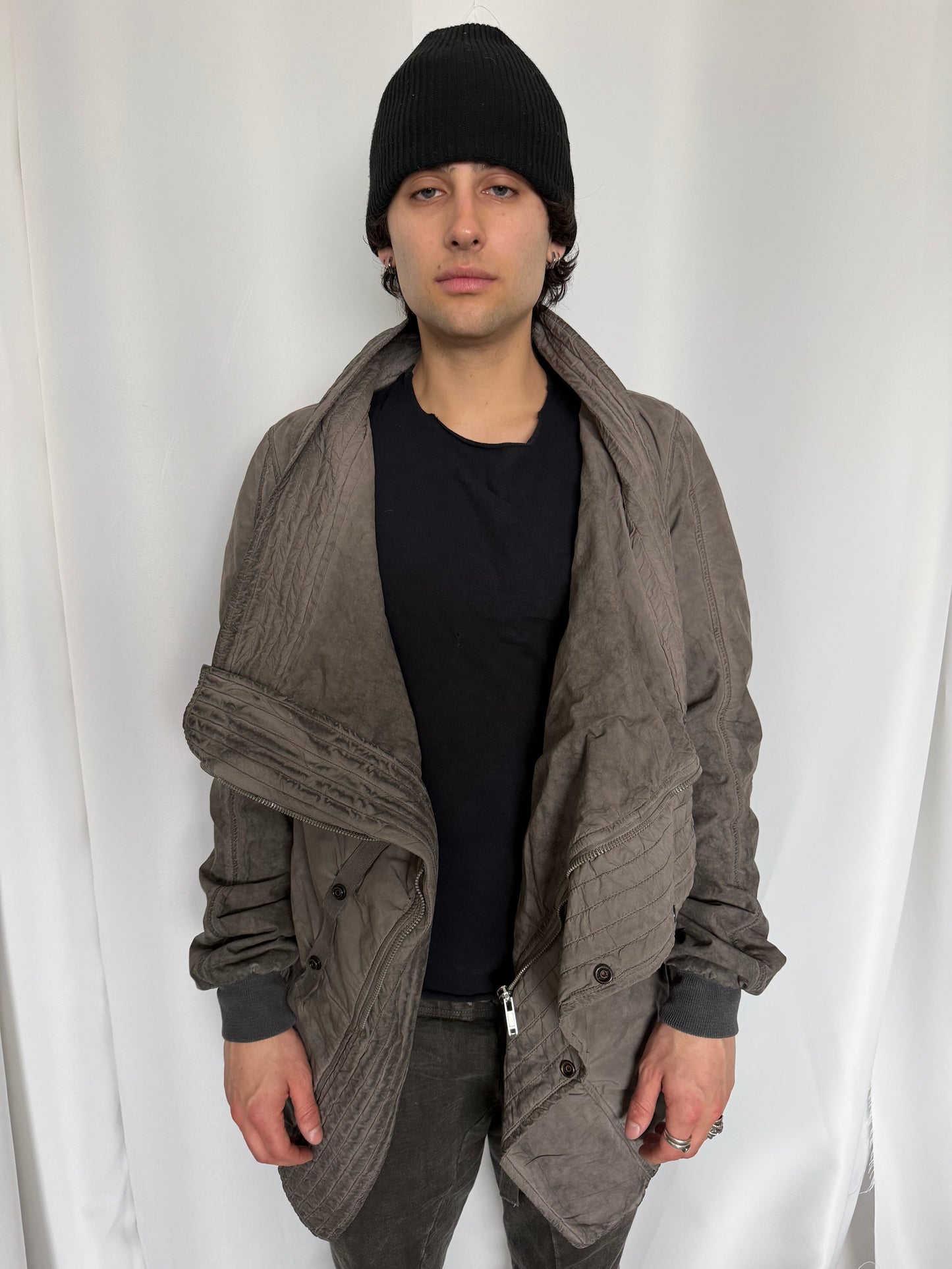 Rick Owens DRKSHDW Dark Dust Wide Neck Jacket (S)