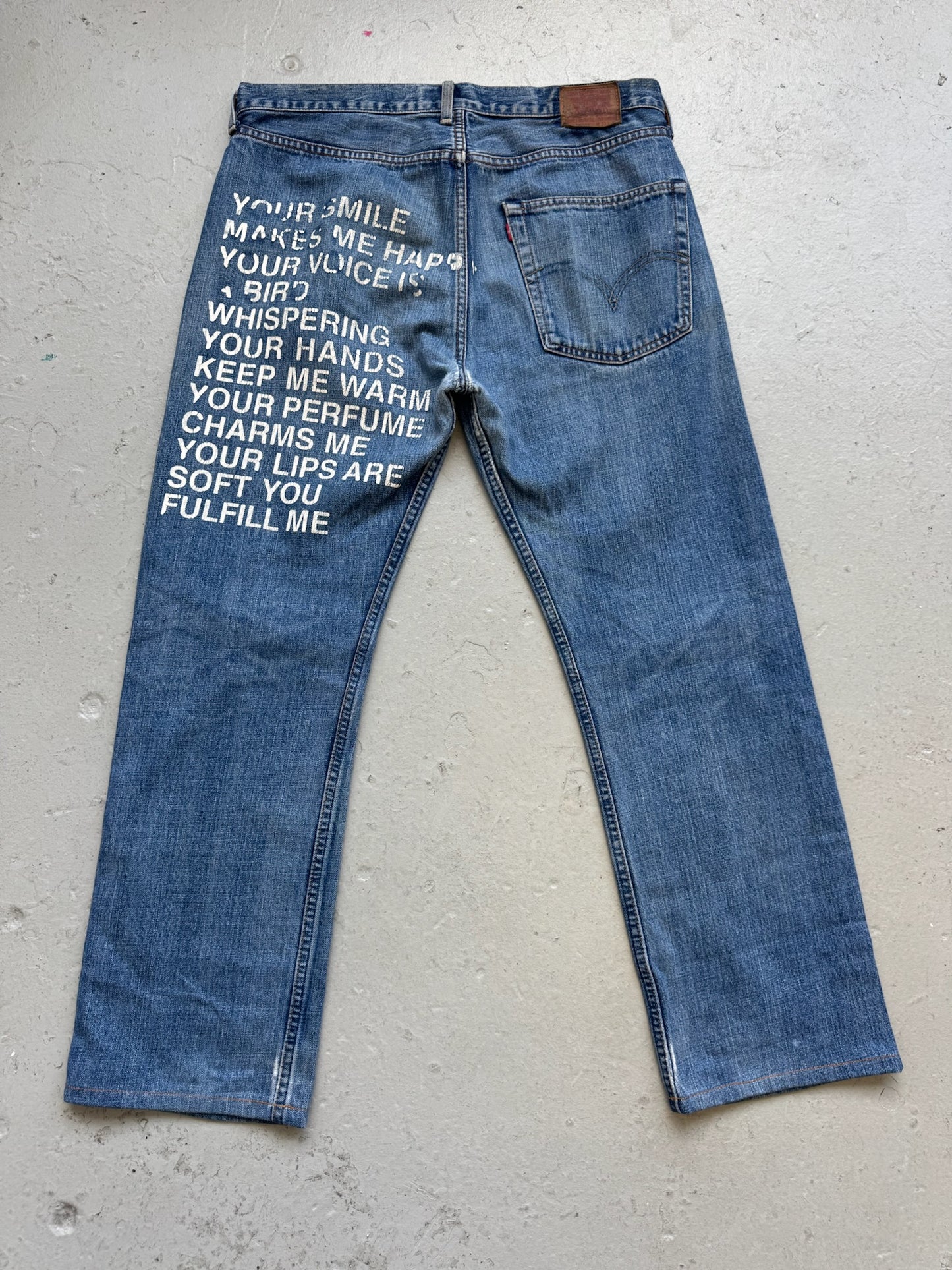 Junya Watanabe x Comme Des Garcons SS01 Poem Denim (S)