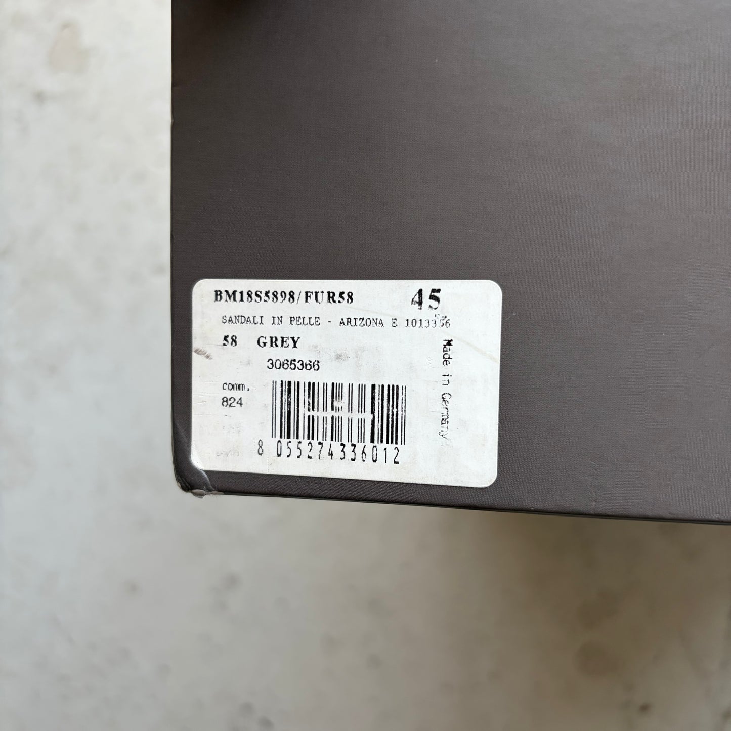 Rick Owens X Birkenstock Arizona Extro Fur Sandals (45)