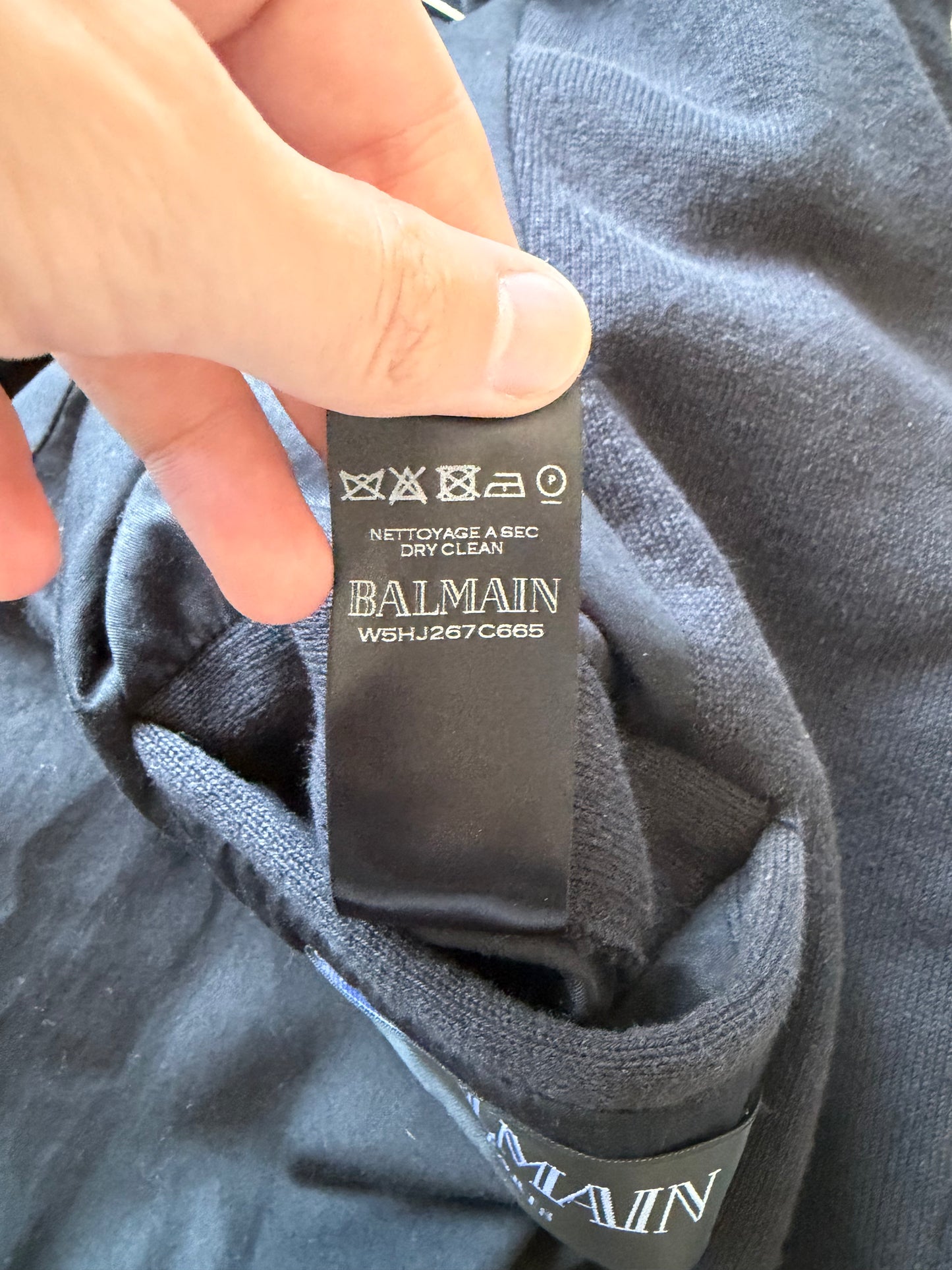 Balmain FW15 Multizip Biker Jacket (XS)