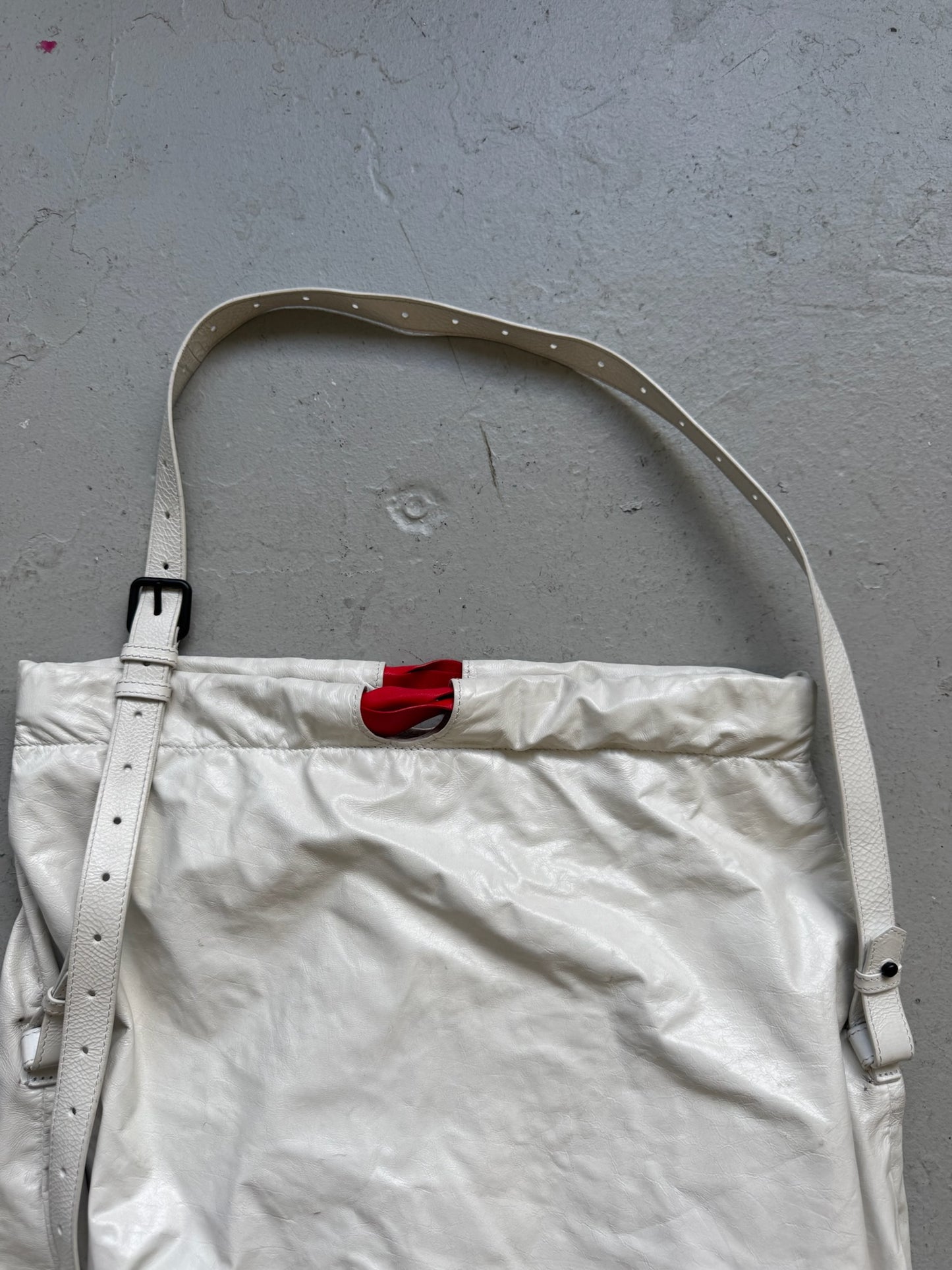 Balenciaga AW22 Leather Trash Bag (OS)