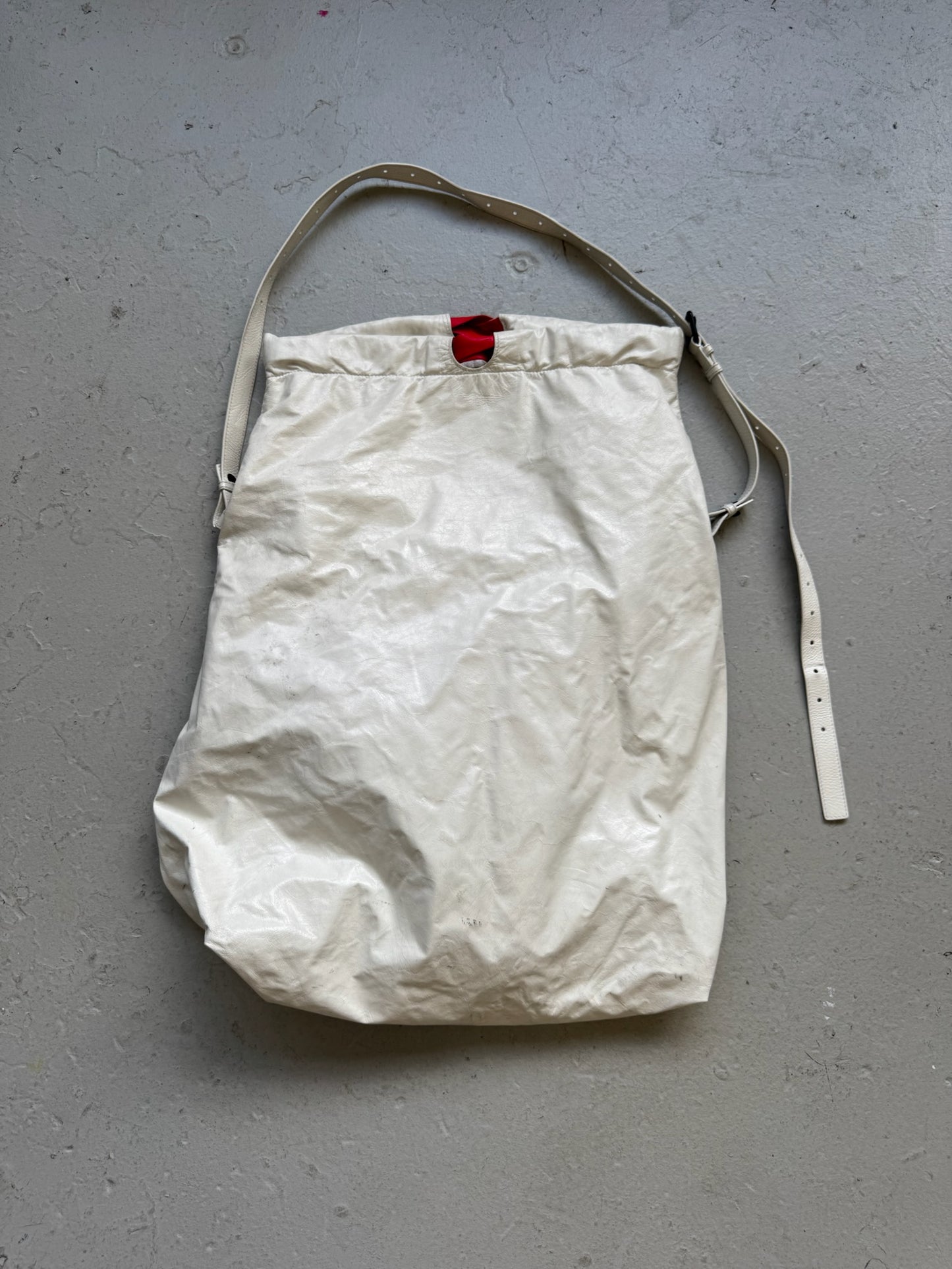 Balenciaga AW22 Leather Trash Bag (OS)