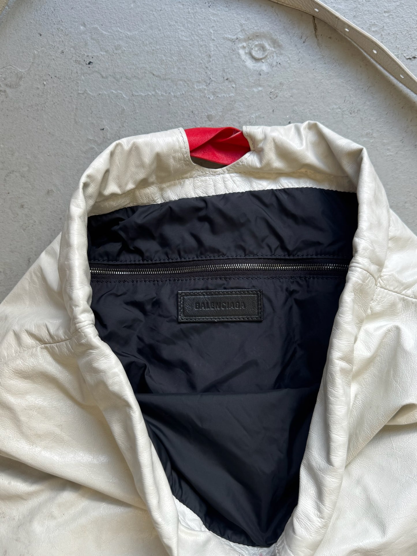 Balenciaga AW22 Leather Trash Bag (OS)