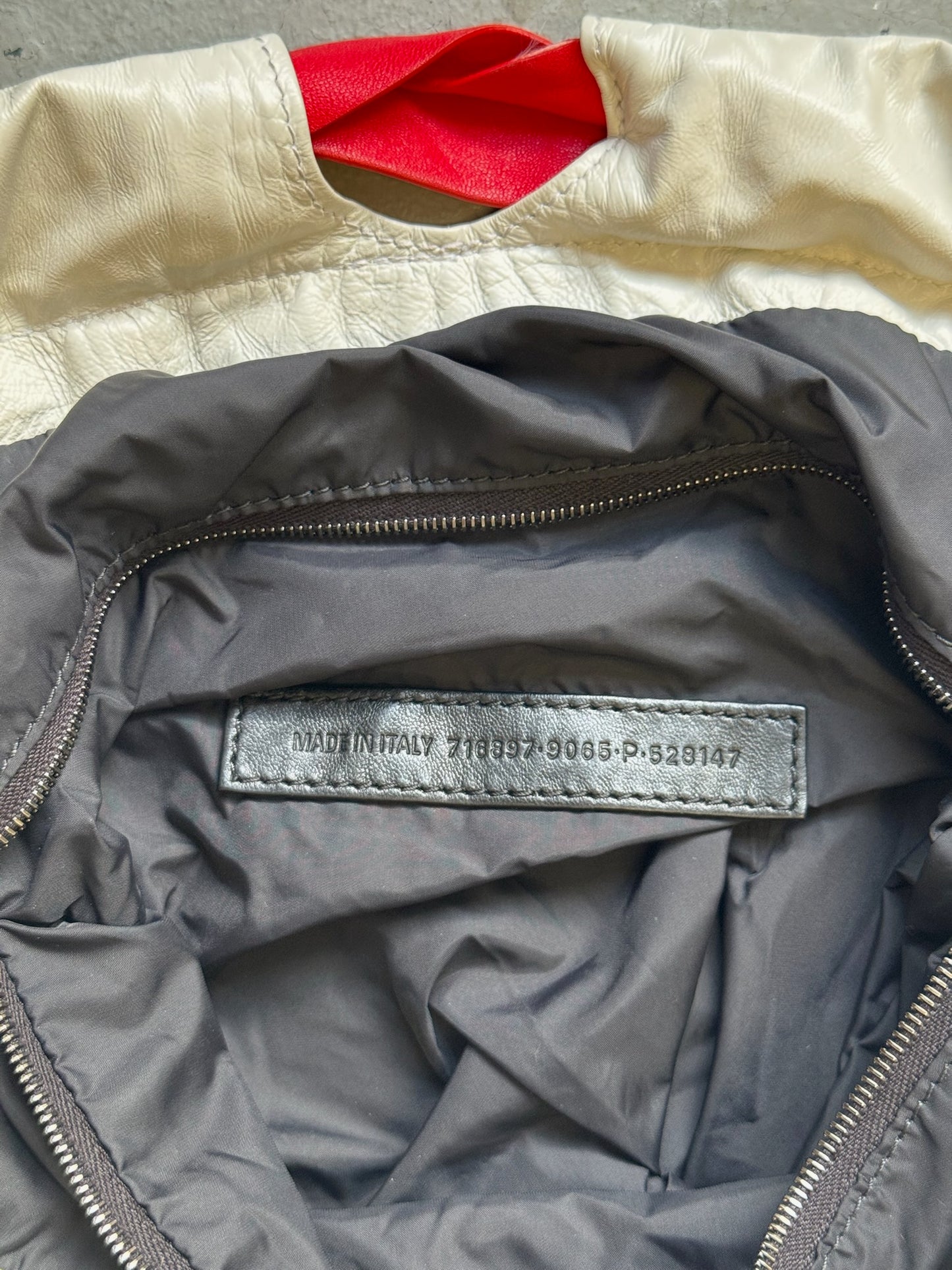 Balenciaga AW22 Leather Trash Bag (OS)