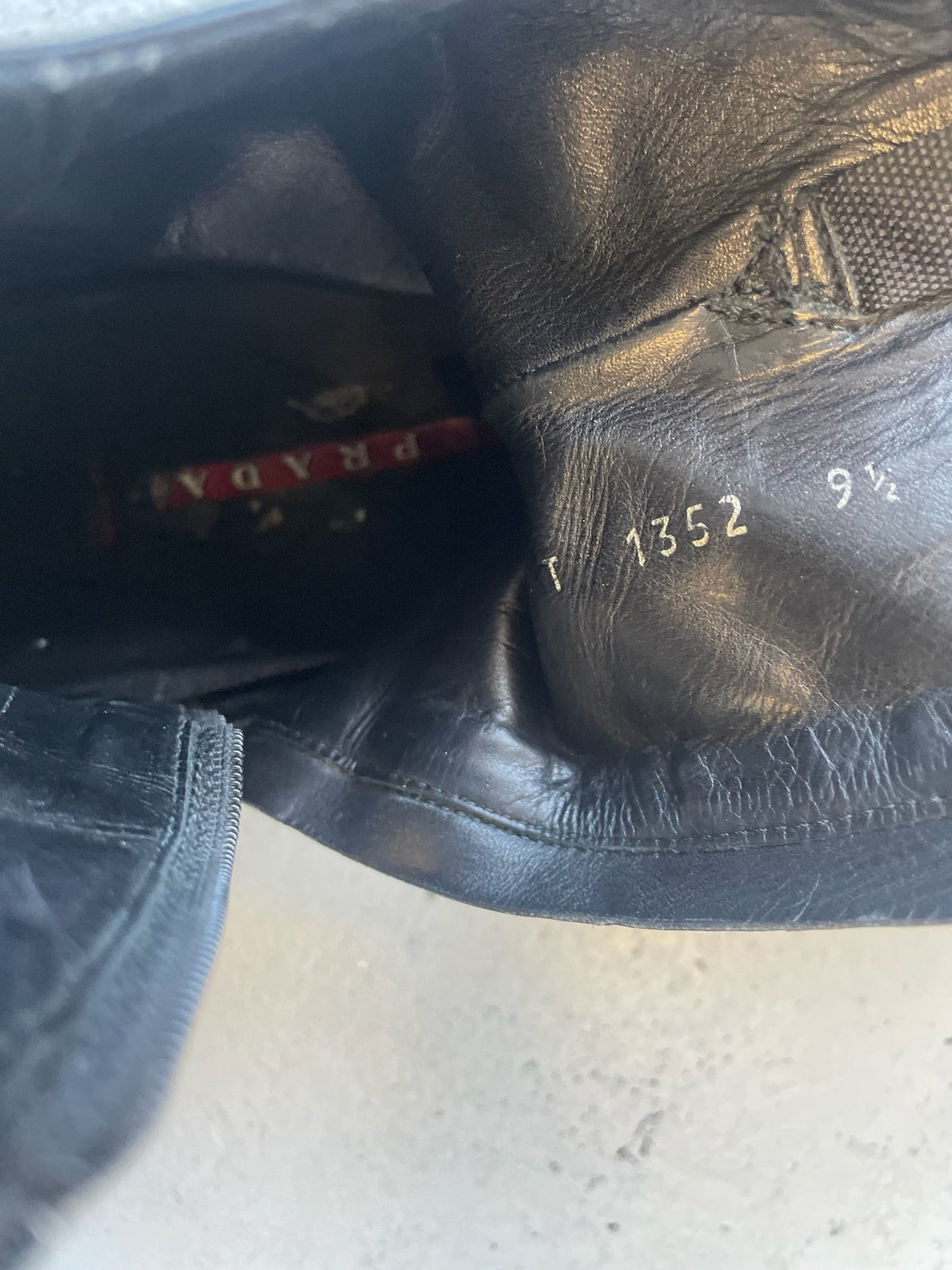 Prada Sport Black Boots (9.5)