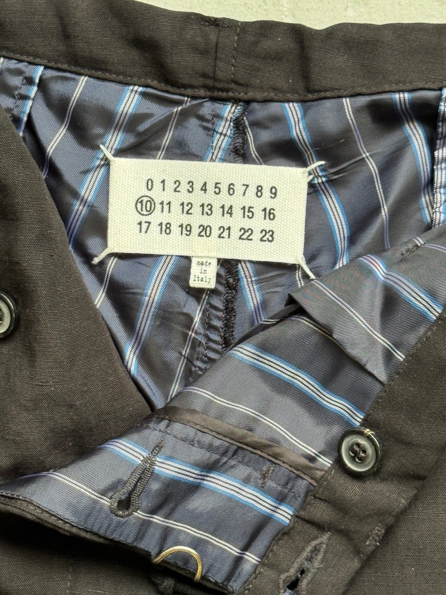 Maison Margiela Silk Lined Trousers (50)