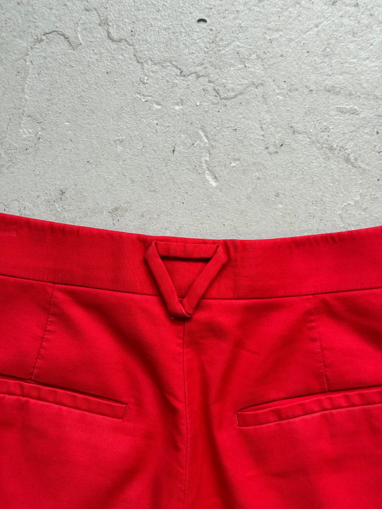 Bottega Veneta Red Bondage Pants (44)