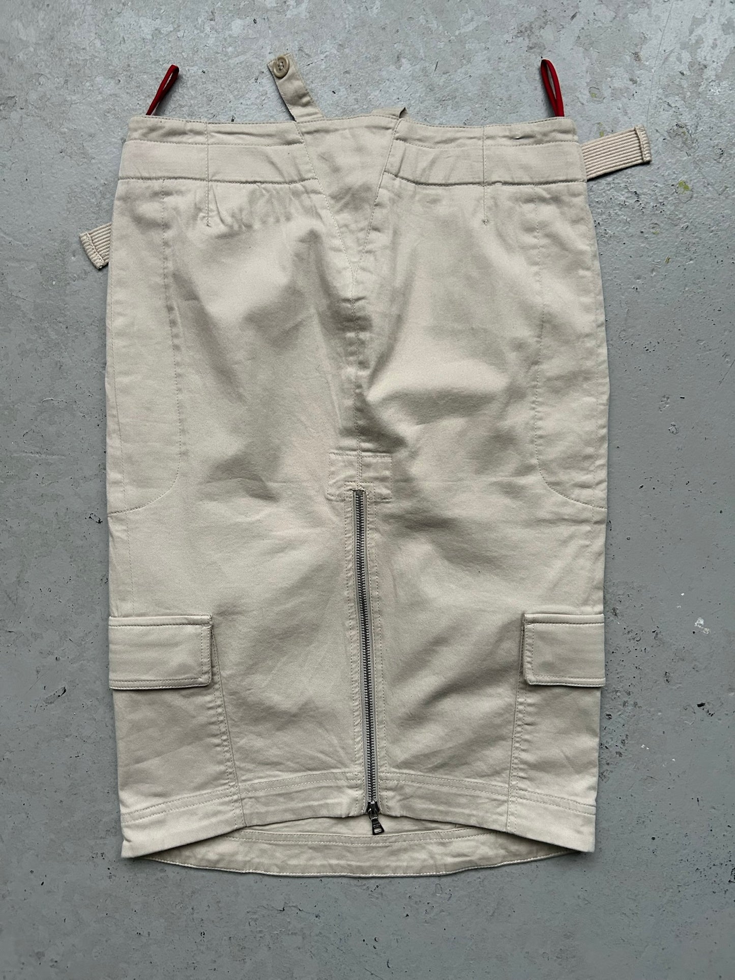 Prada Khaki Utility Pencil Skirt (40)