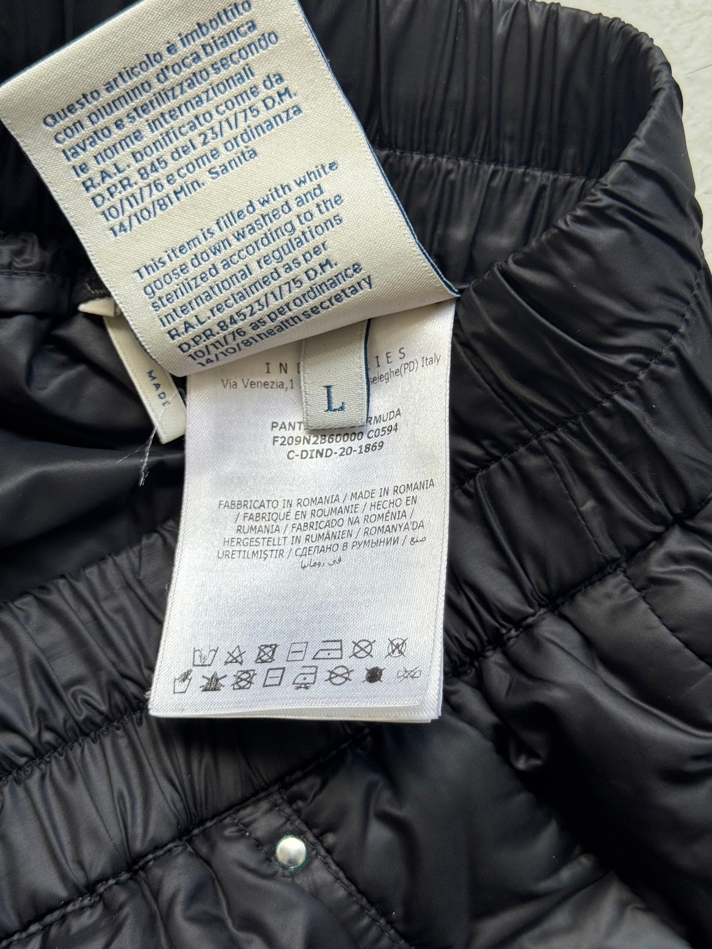 Rick Owens X Moncler Bela Shorts (L)