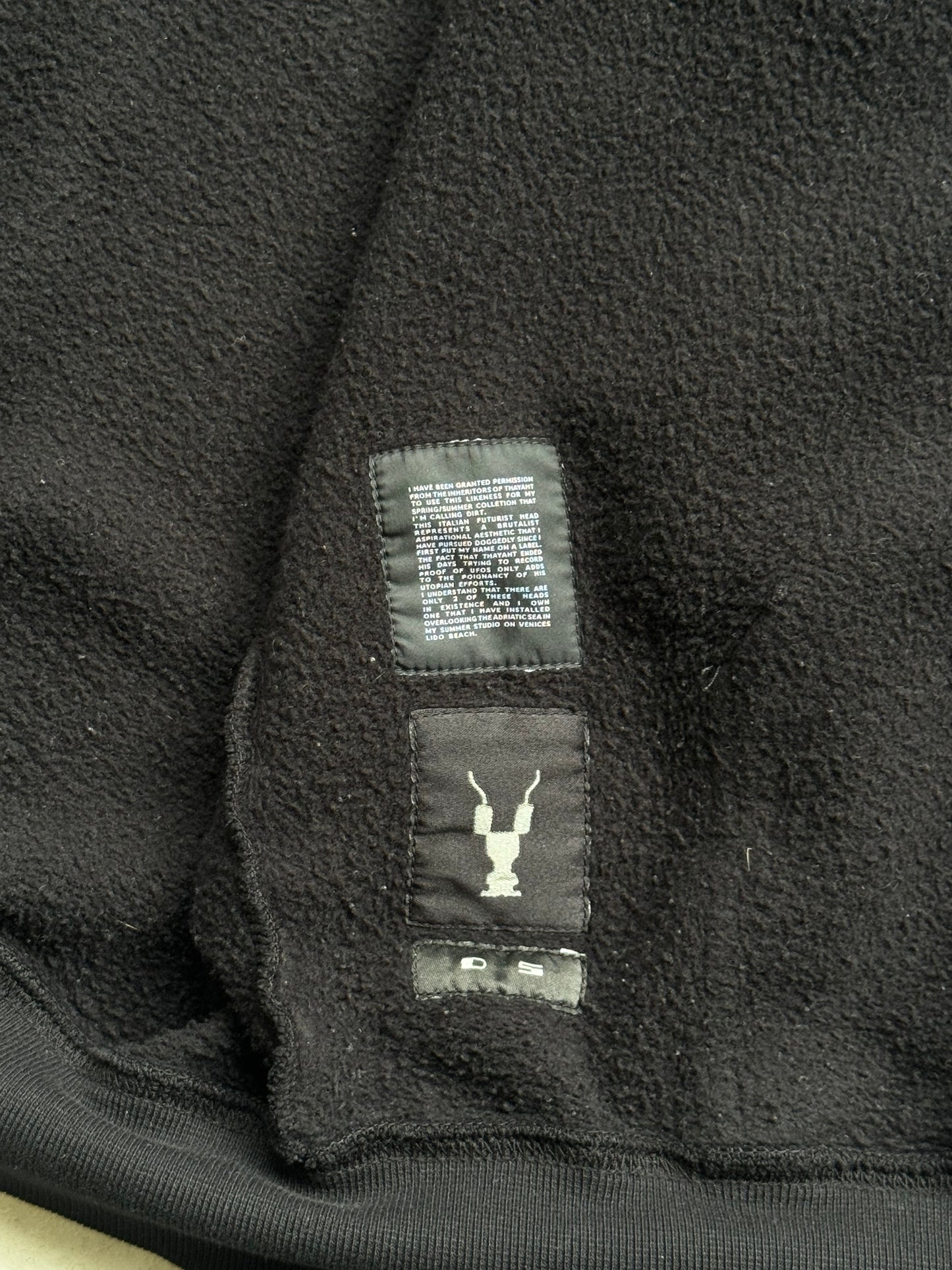 Rick Owens Larry Patch Hoodie (XXL)