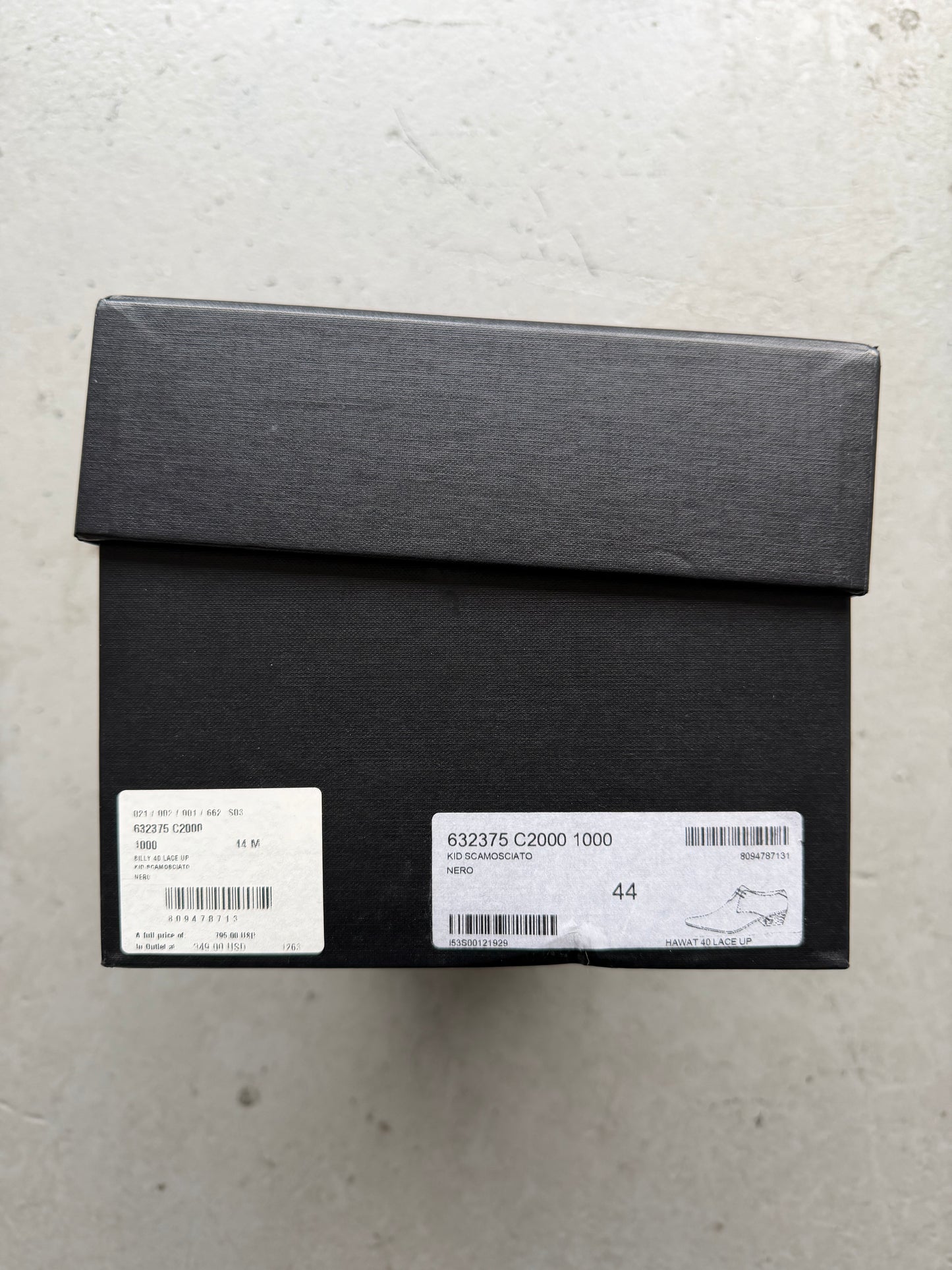 Saint Laurent Paris Lace Up Suede Derby (44)