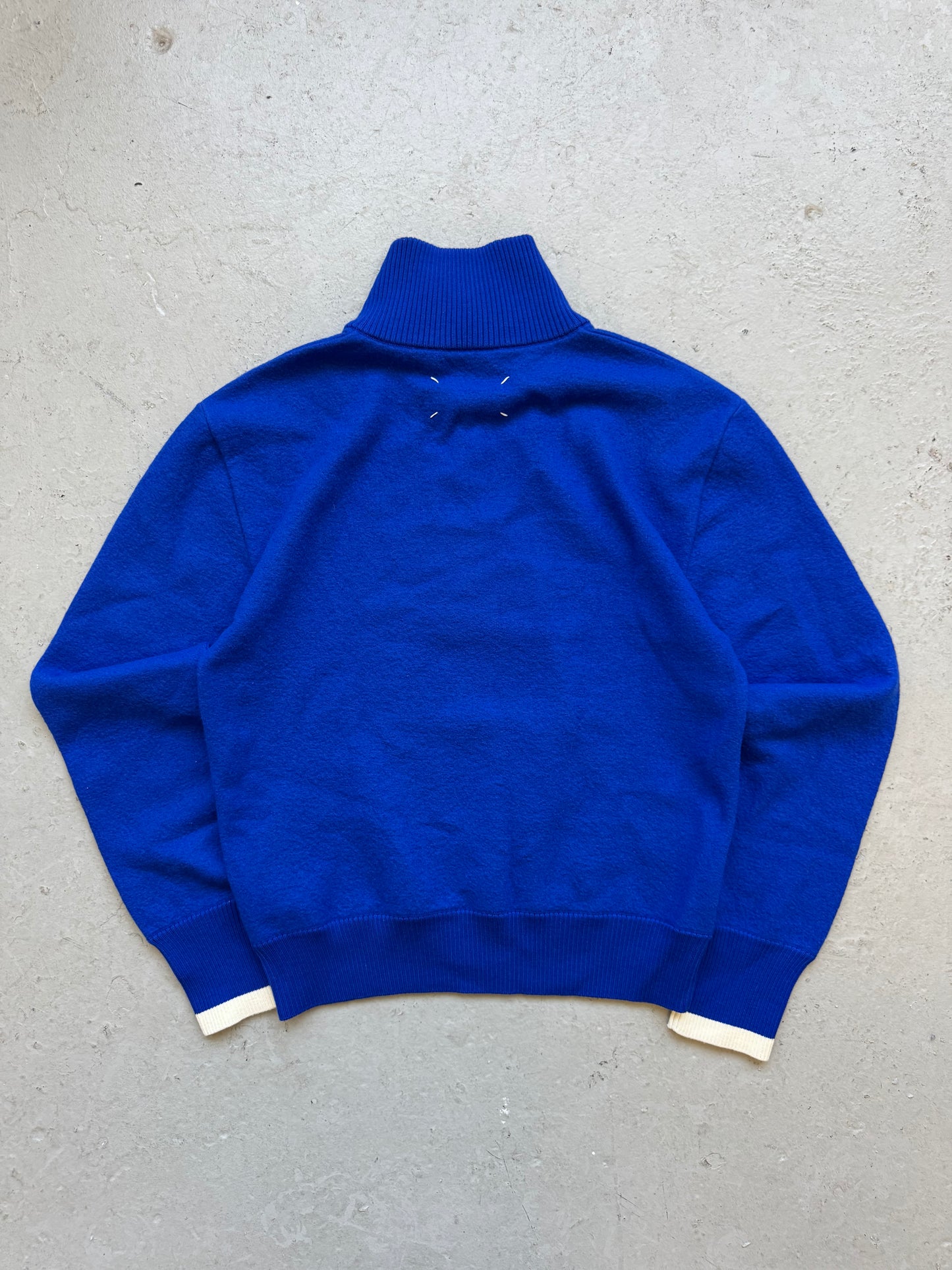 Maison Margiela FW21 Felted Wool Zip Up (XL)