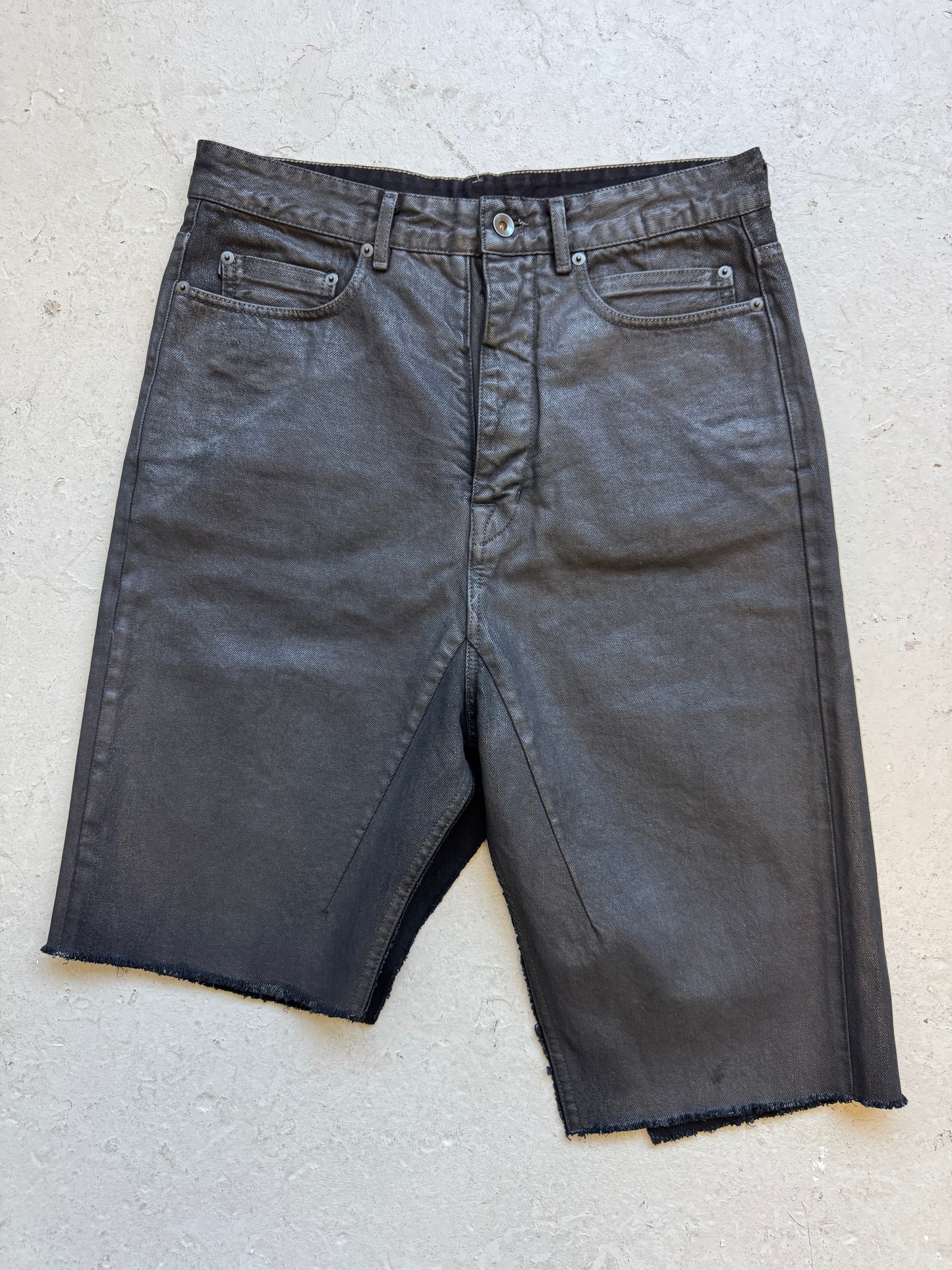 Rick Owens Drkshdw Black Wax Sisyskirt (31)