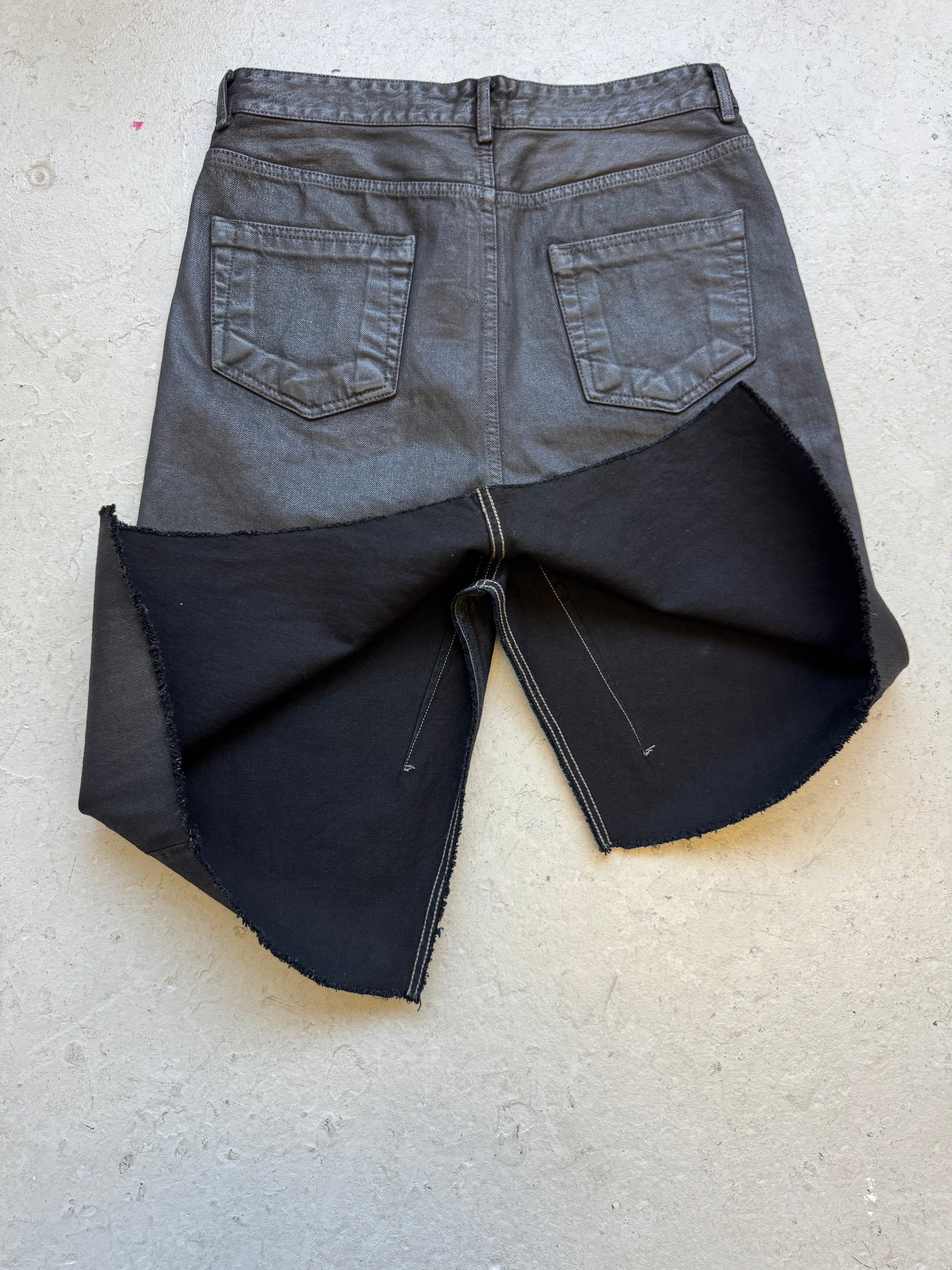 Rick Owens Drkshdw Black Wax Sisyskirt (31)