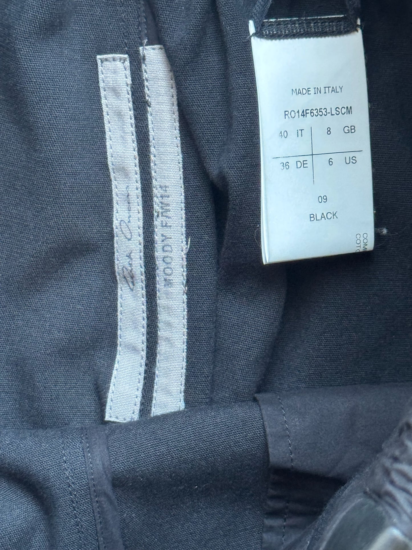 Rick Owens FW14 Moody Leather Boxing Shorts (S)