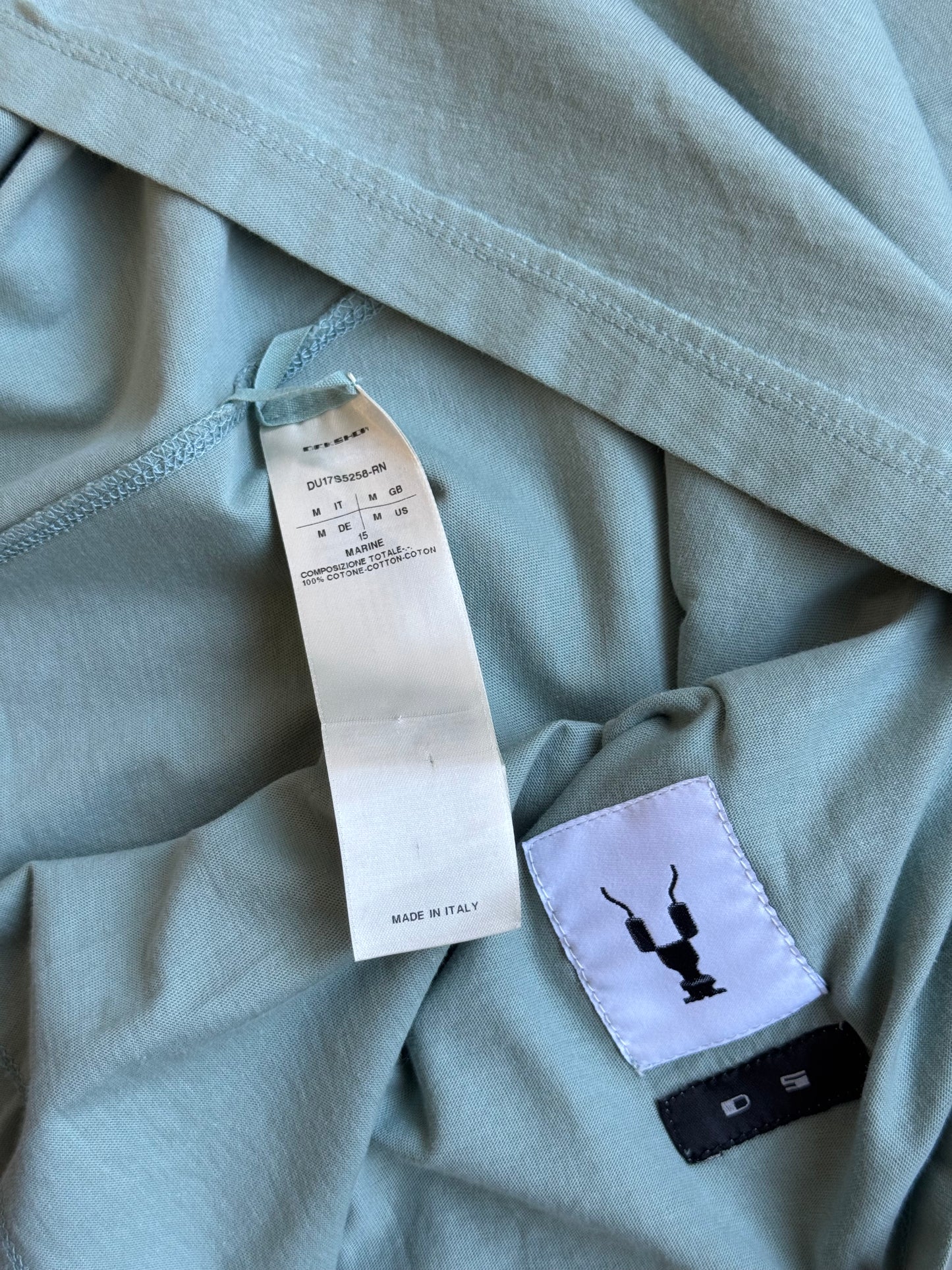 Rick Owens Drkshdw Marine Short Sleeve (M)