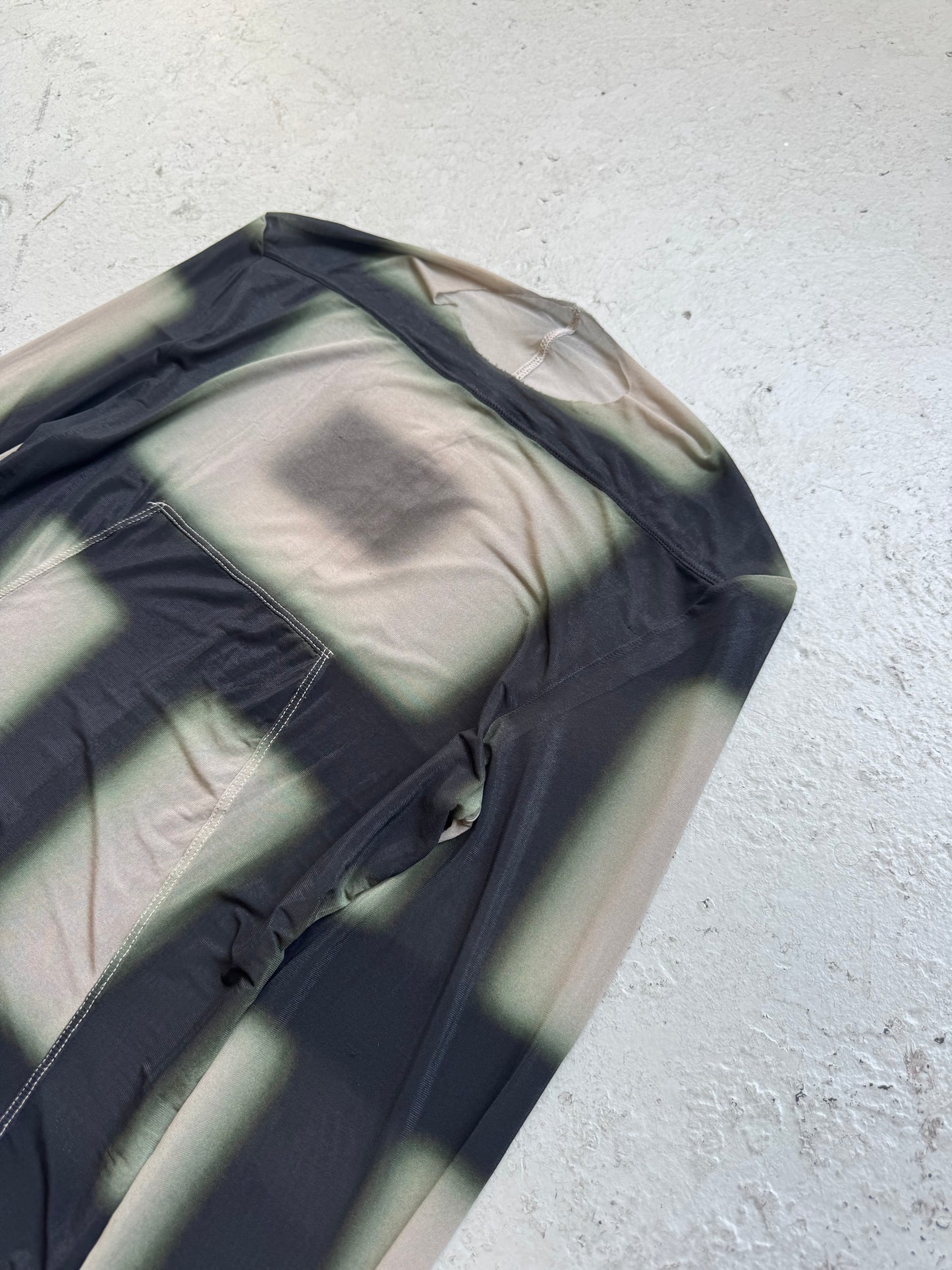 Rick Owens Edfu SS23 Black Plaid Long Sleeve (M)