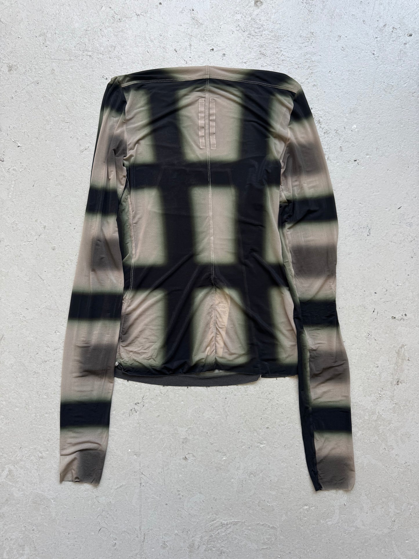 Rick Owens Edfu SS23 Black Plaid Long Sleeve (M)
