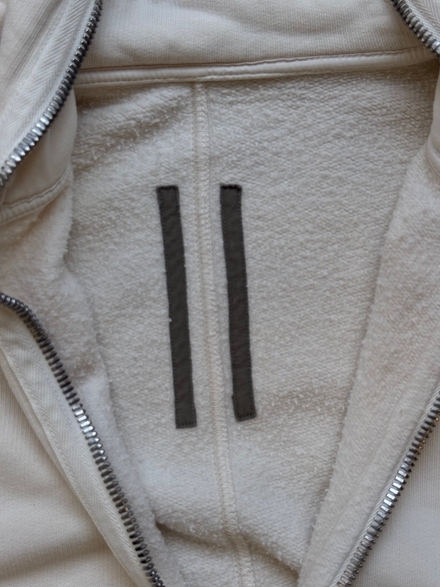 Rick Owens Drkshdw White Gimp Hoodie (S)