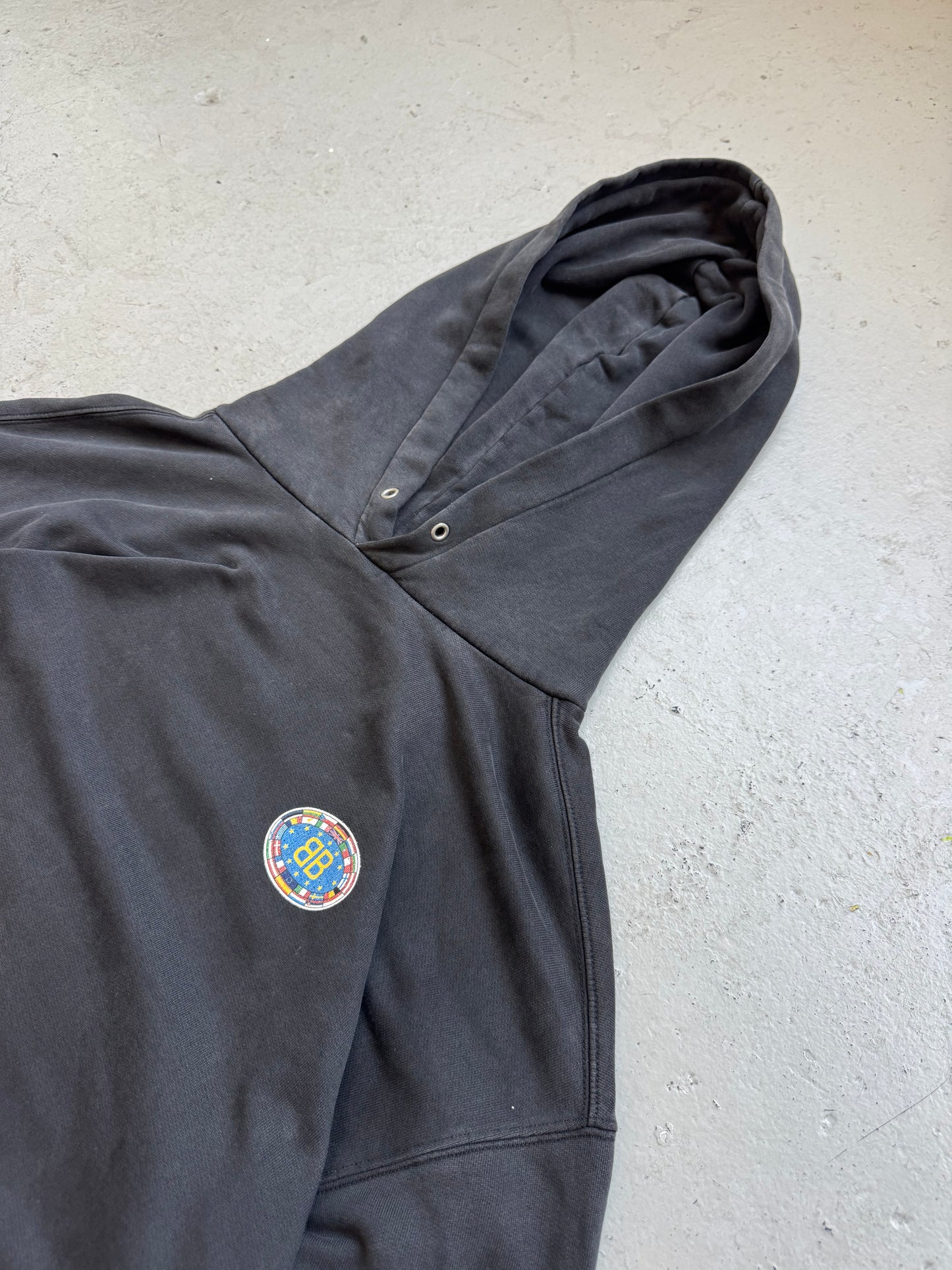Balenciaga Europe Flag Hoodie (XXL)