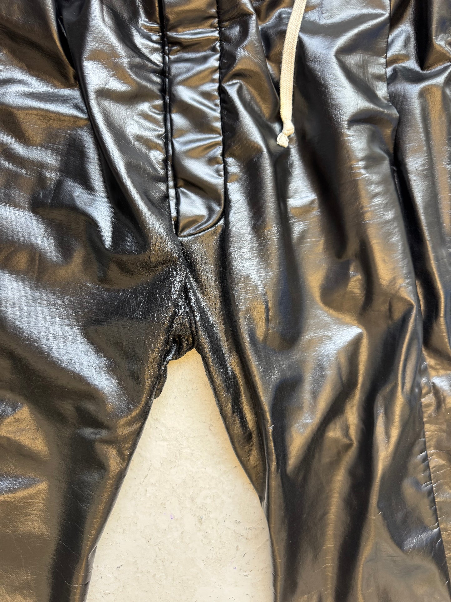 Rick Owens DRKSHDW Vegan Leather Pusher Pants (M)