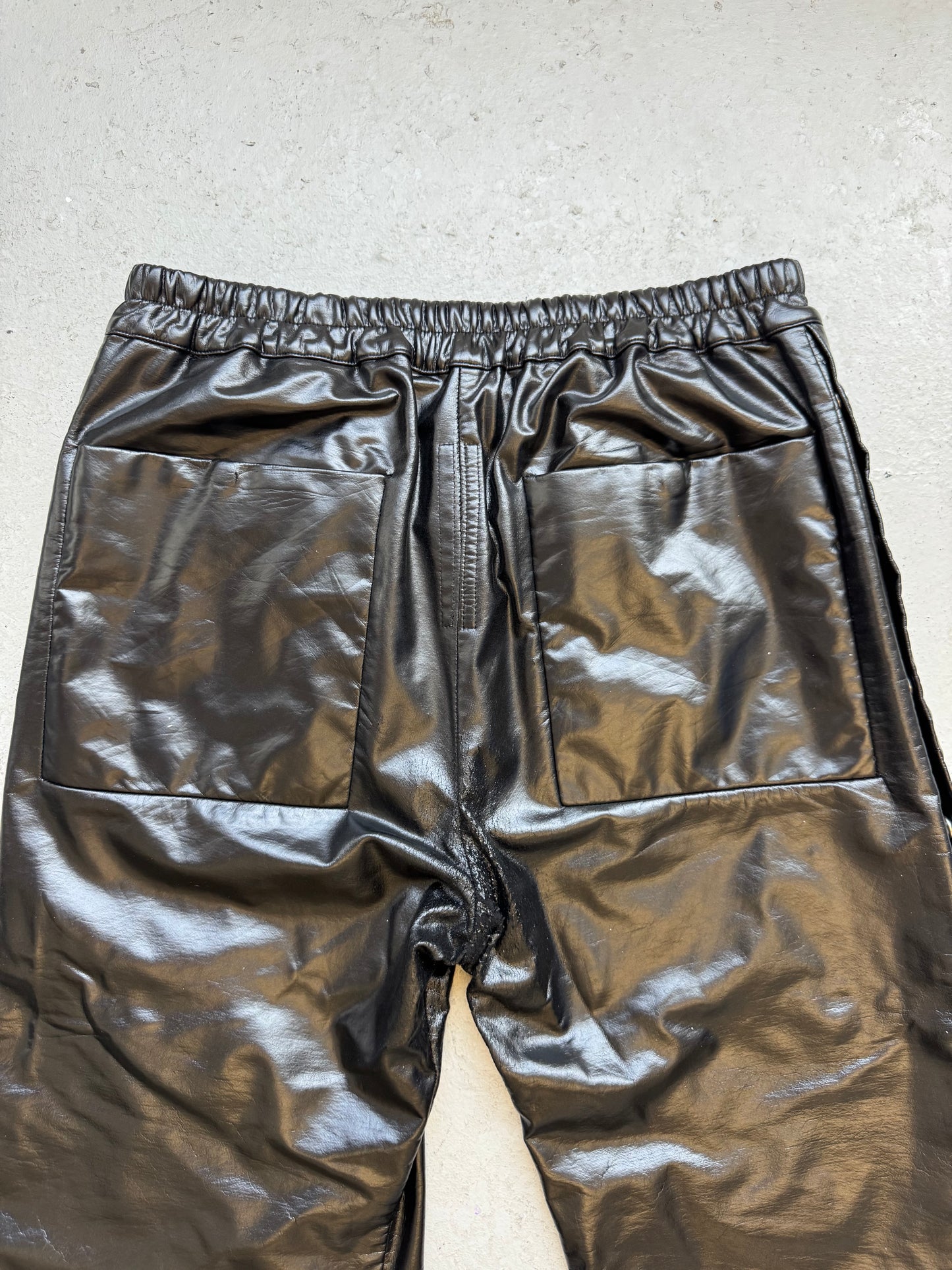 Rick Owens DRKSHDW Vegan Leather Pusher Pants (M)