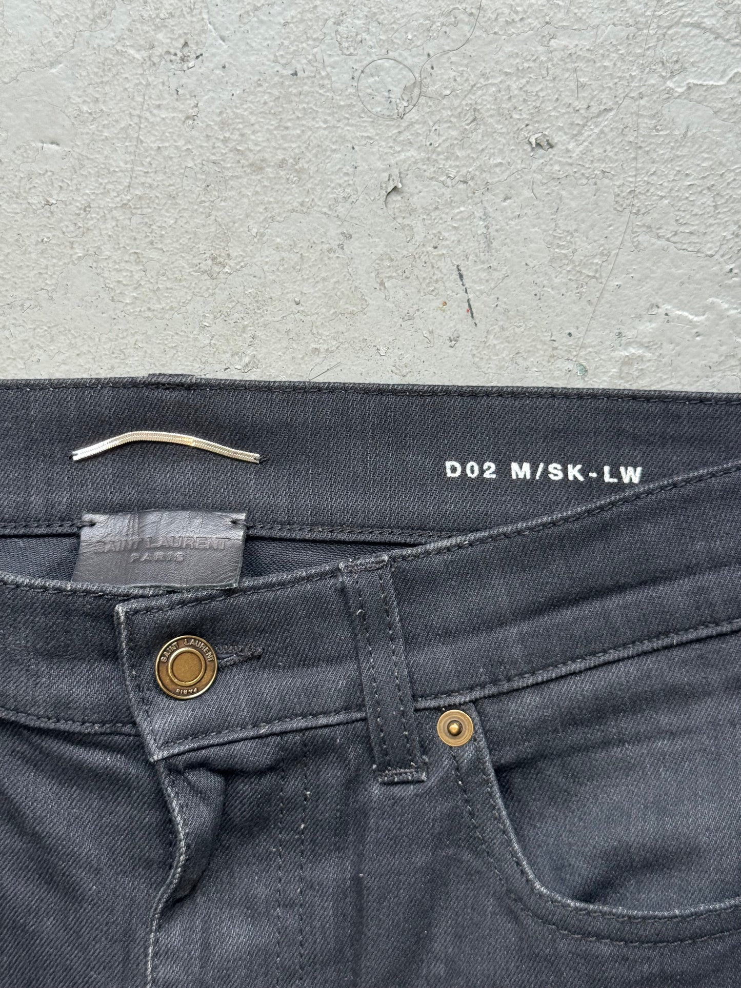 Saint Laurent Paris D02 Black Denim (32)