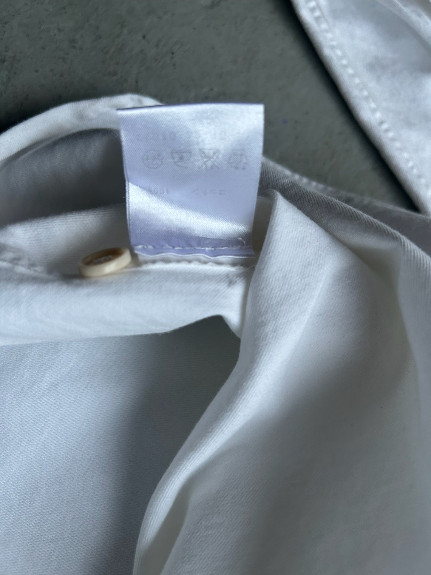 Dries Van Noten White Button Up Shirt (44)