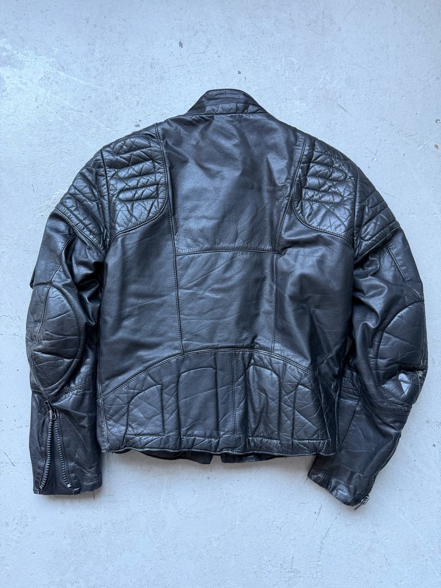 Vintage Black Motorcycle Jacket (38)