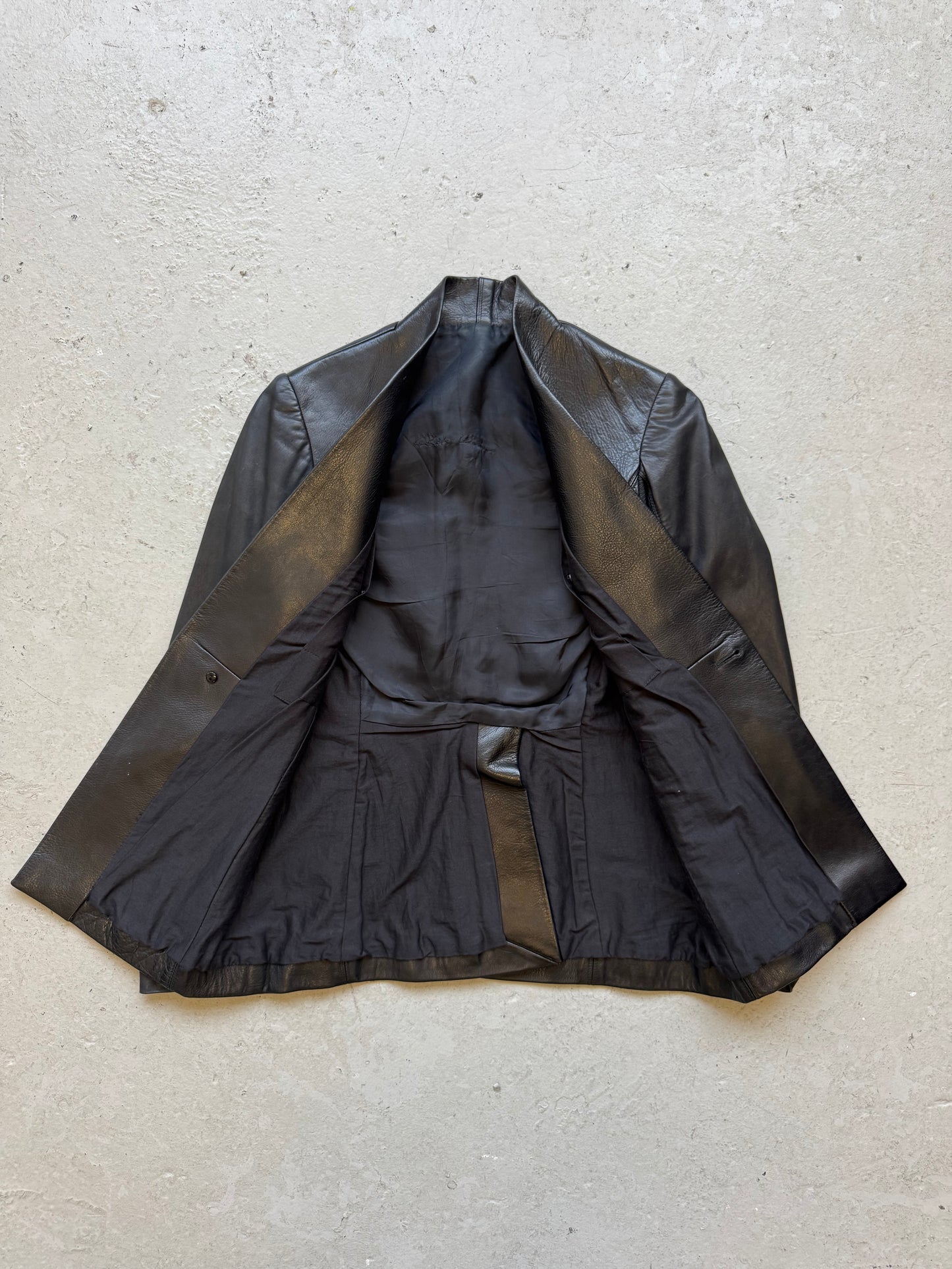 Rick Owens Leather Blazer (S)