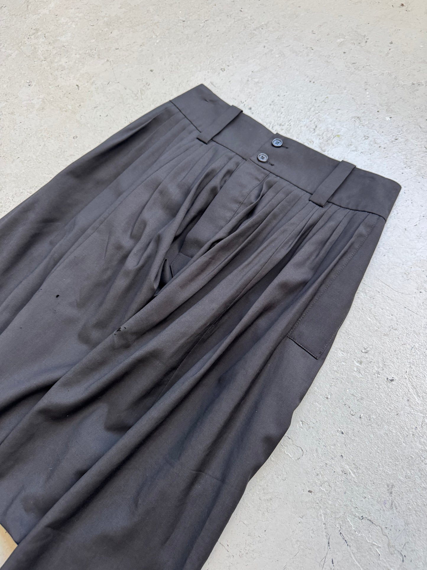 Dior Homme Drop Crotch Trousers (44)
