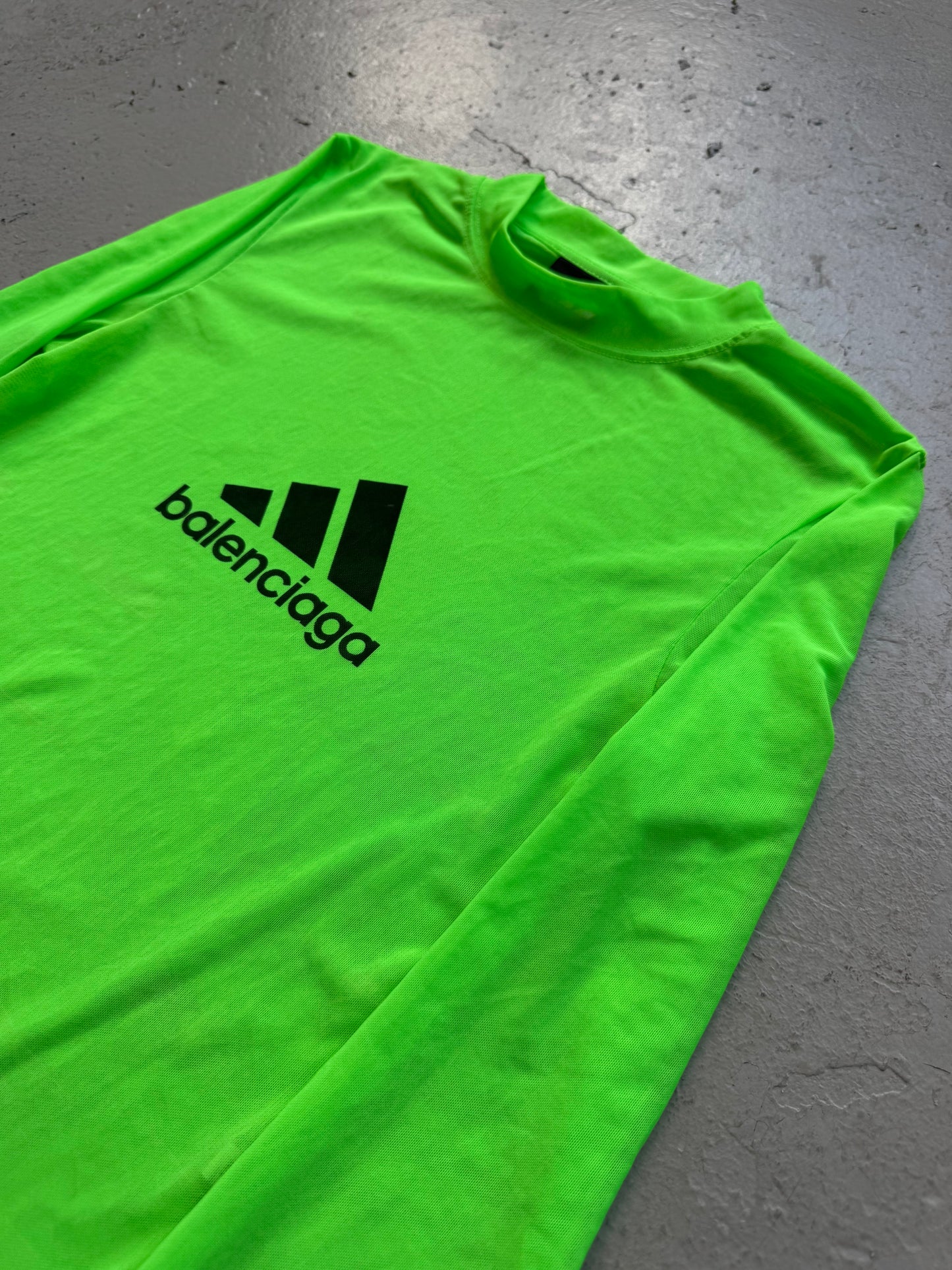 Balenciaga Adidas Green Sample Long Sleeve (XS)
