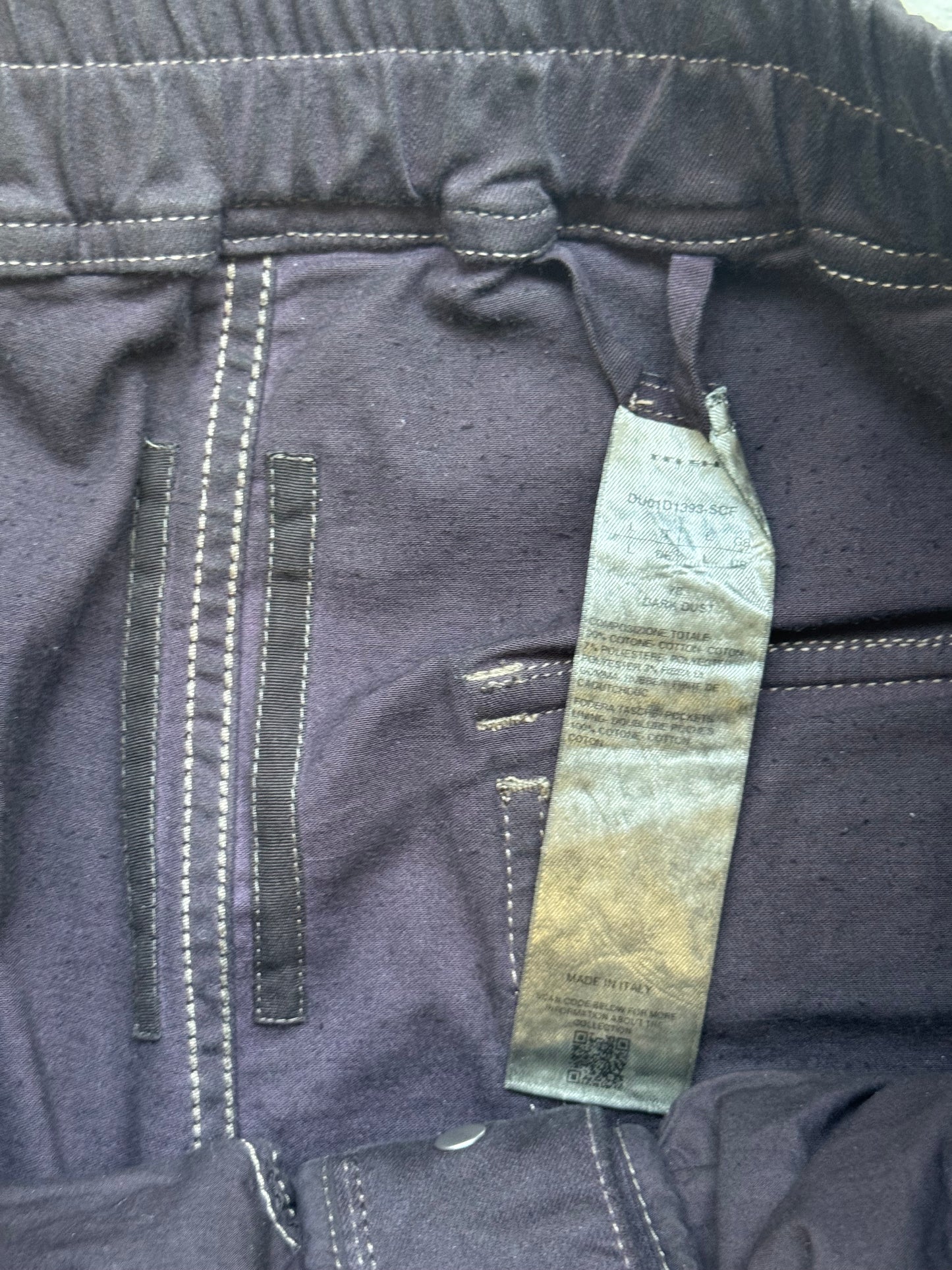 Rick Owens Drkshdw Cotton Dyed Pusher Pants (L)