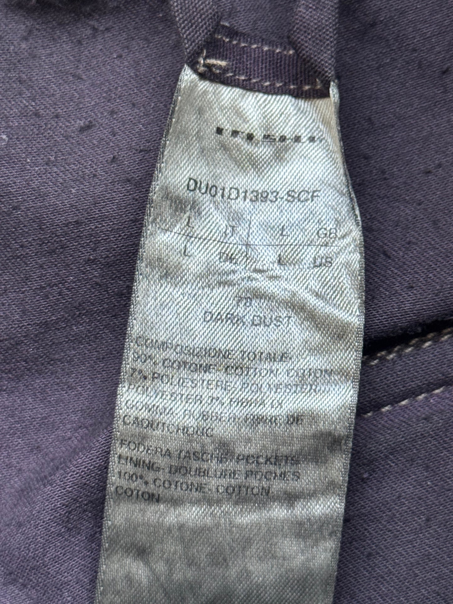 Rick Owens Drkshdw Cotton Dyed Pusher Pants (L)