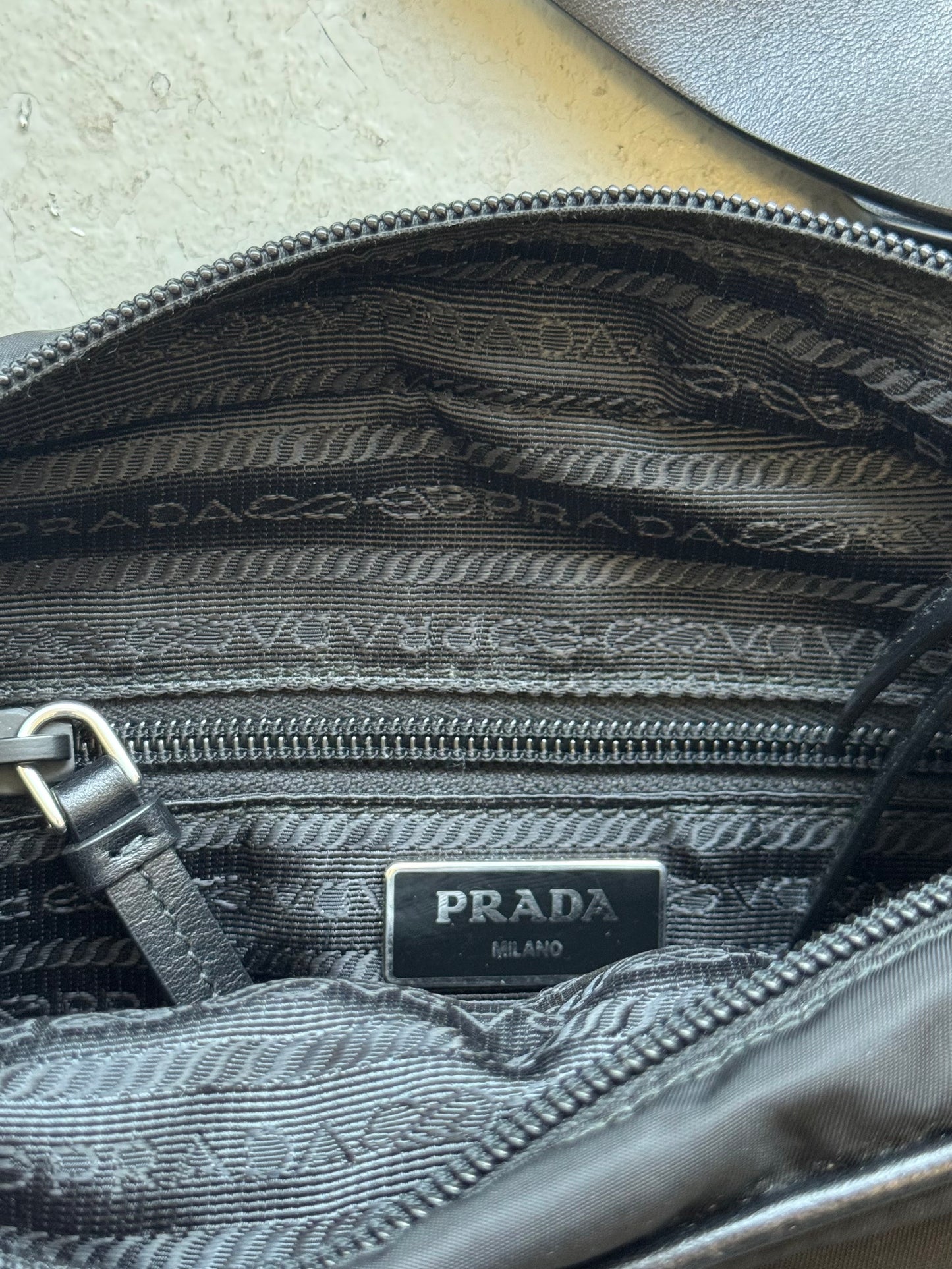 Prada Studded Shoulder Bag (OS)
