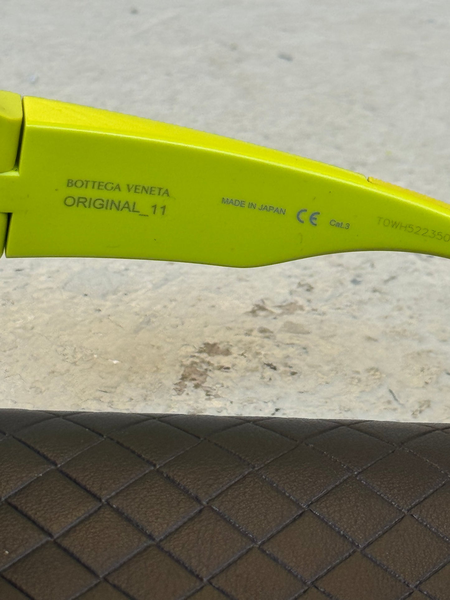 Bottega Veneta Lime Green Sunglasses (OS)
