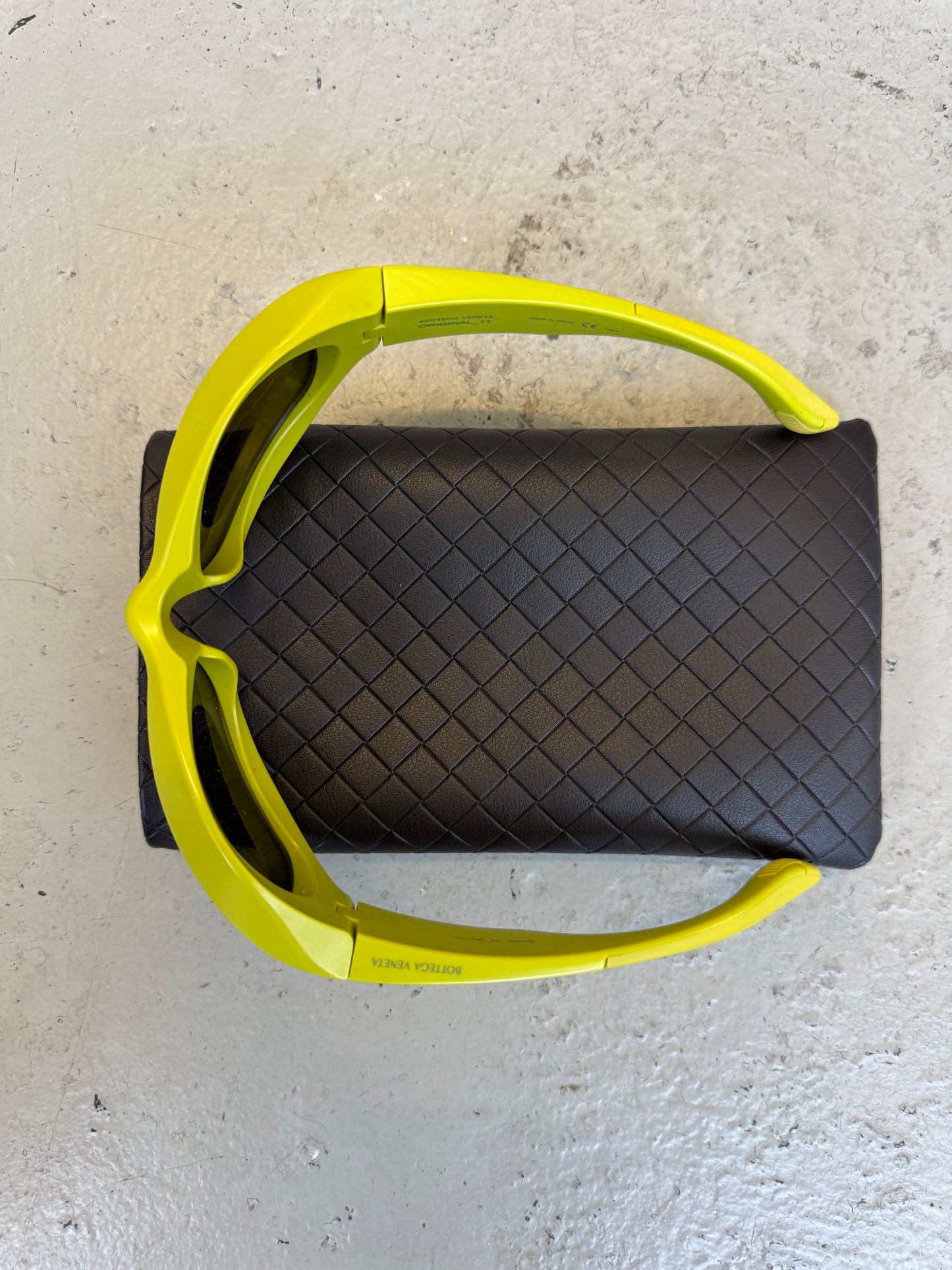 Bottega Veneta Lime Green Sunglasses (OS)