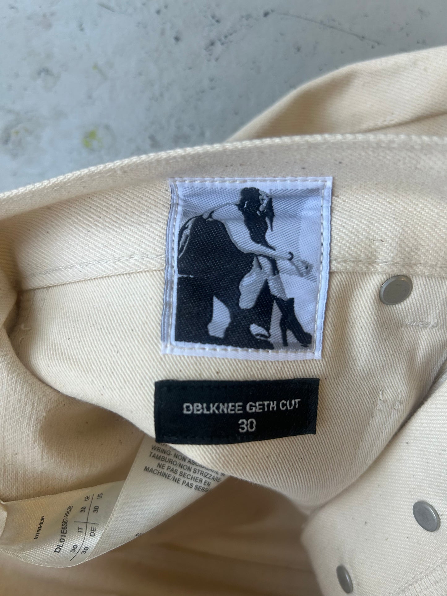 Rick Owens MIJ Geth Cut Double Knee Pants (30)